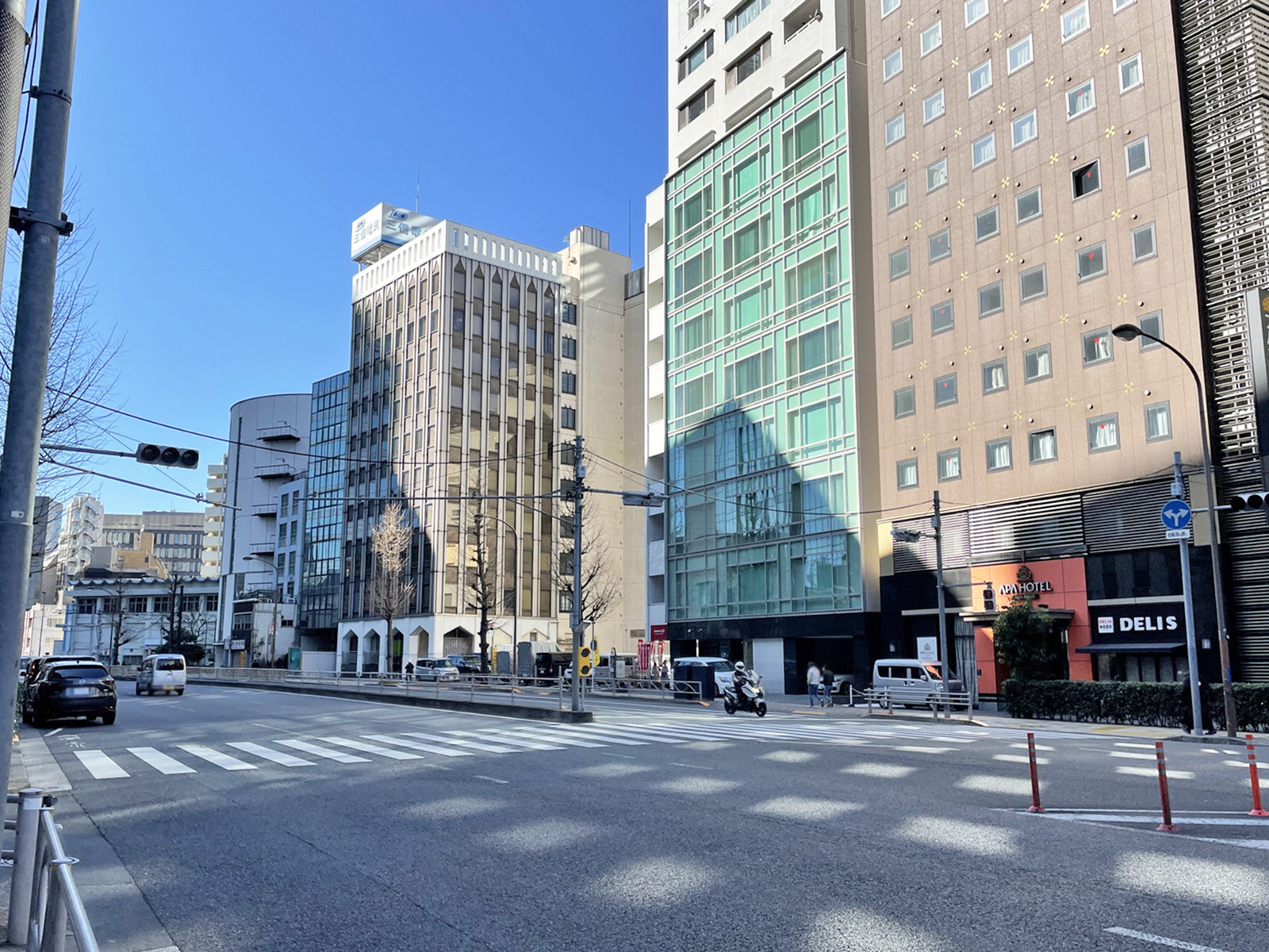 TB田町ビル前面の第一京浜