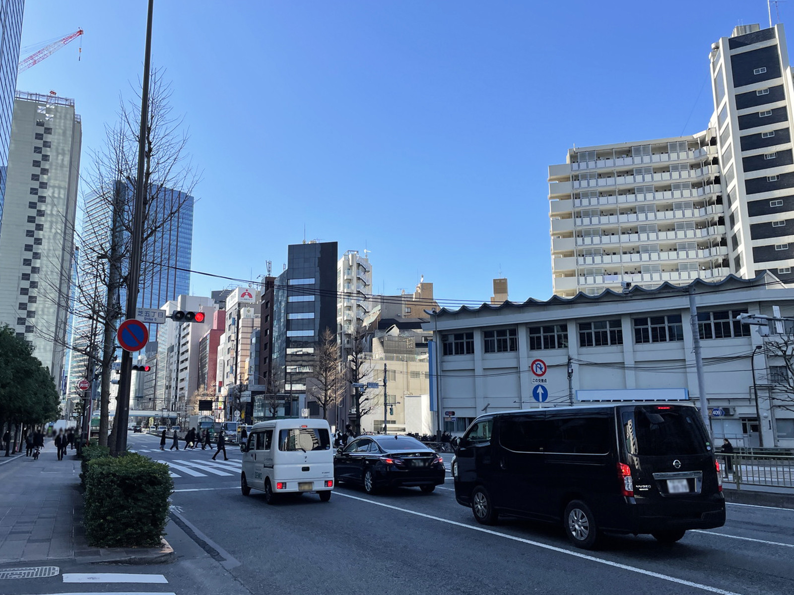 PMO田町2前面の第一京浜