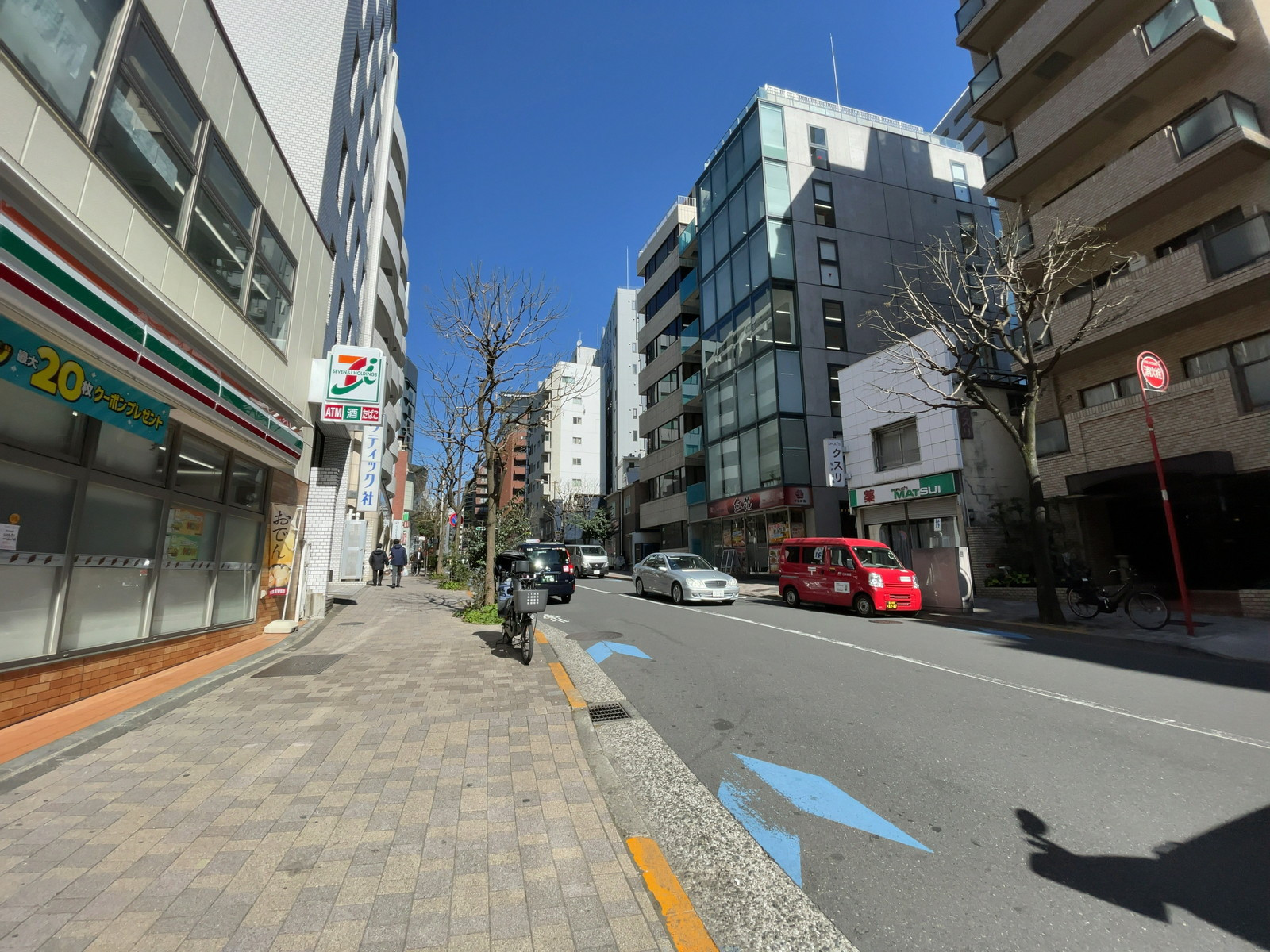桔梗ライオンズマンション平河町前面の通り