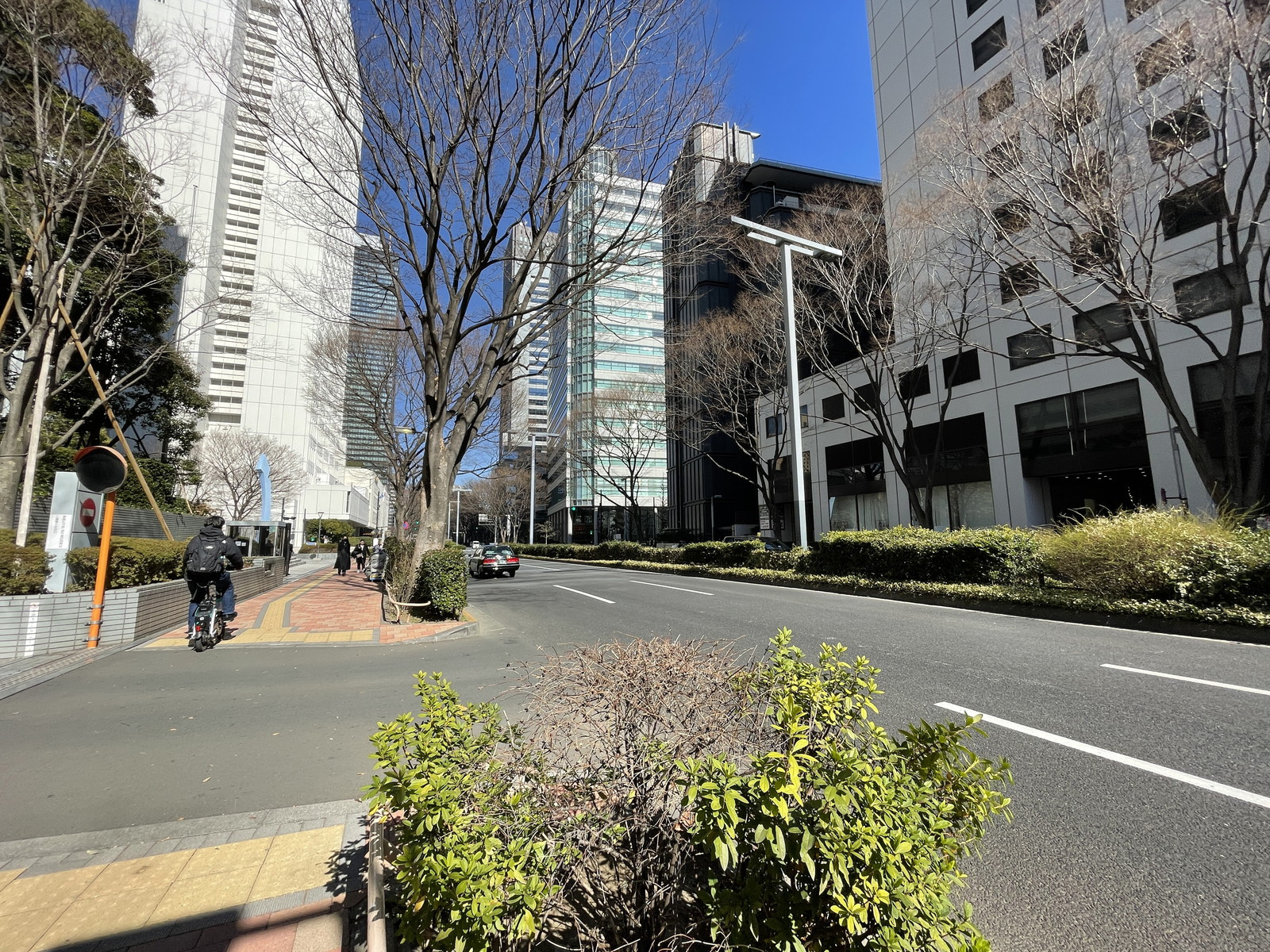 新宿サンエービル前面の通り