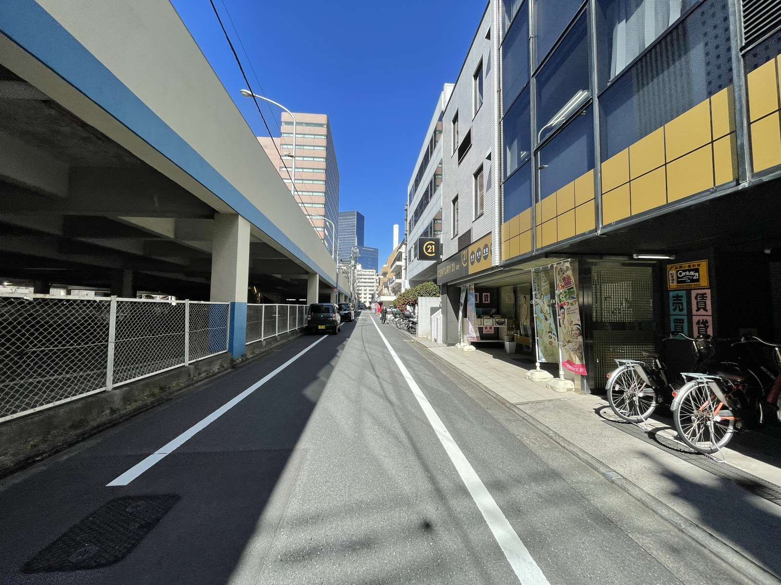 東池袋SSビル前面の通り