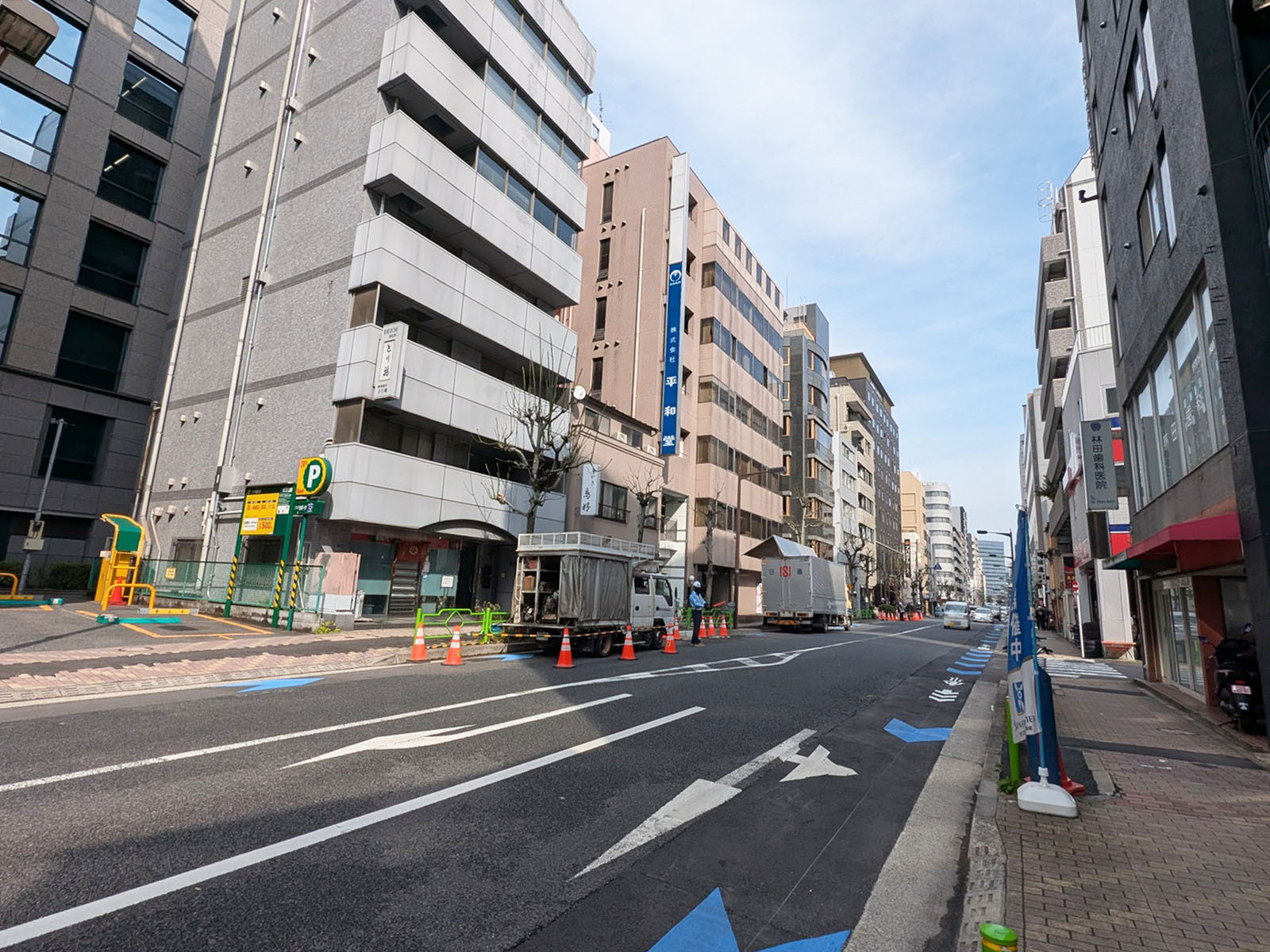 grandir ginza east前面の通り