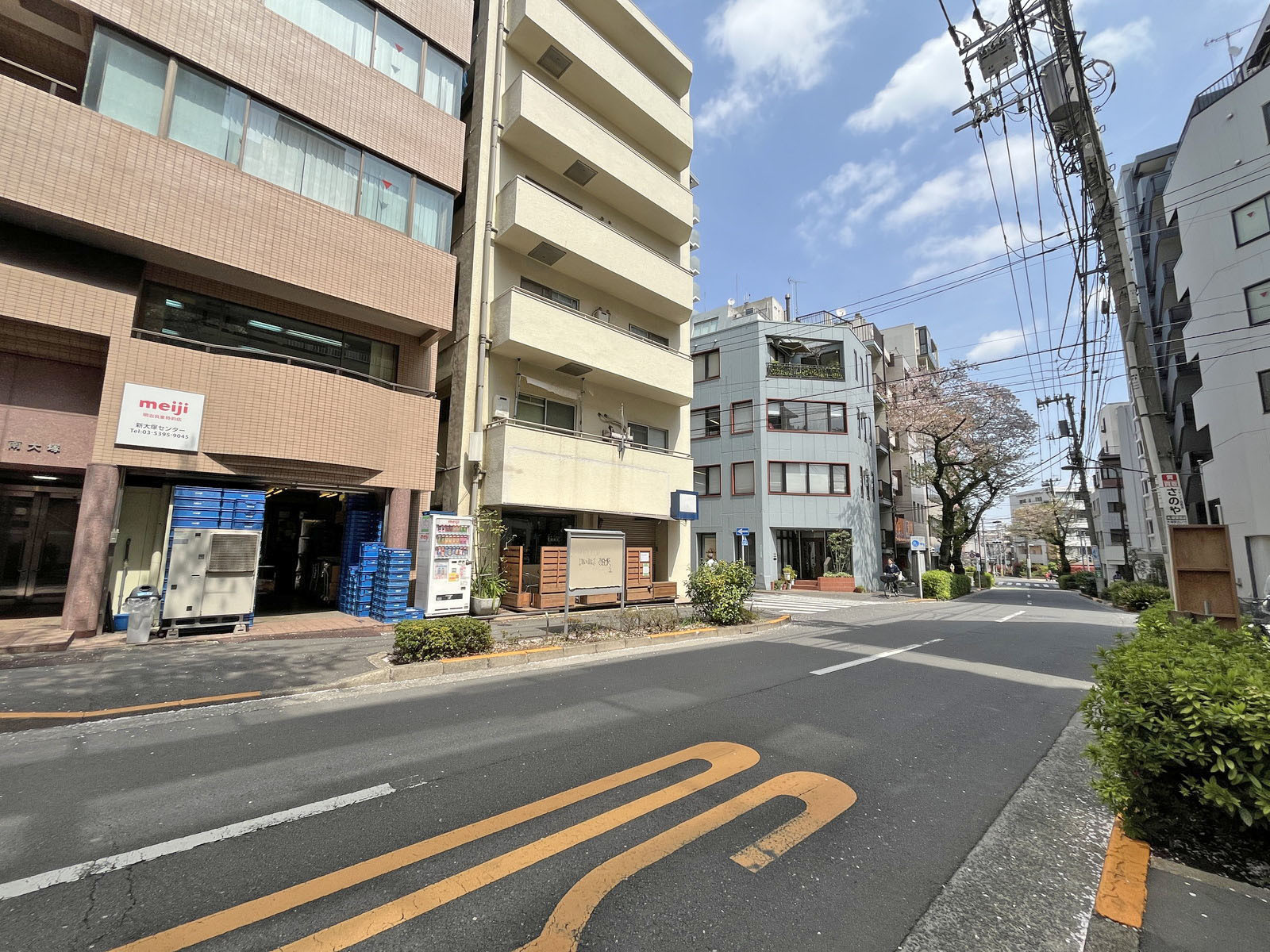 INSビル前面通り