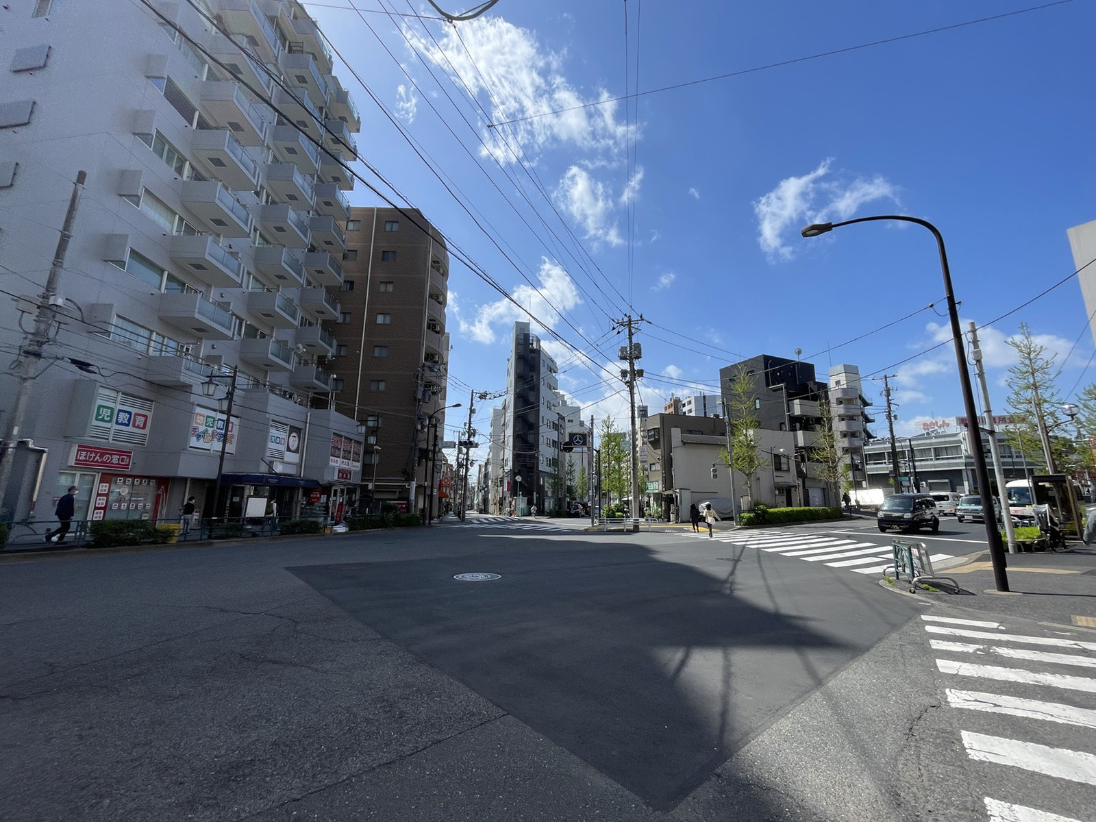 付近の白山下交差点