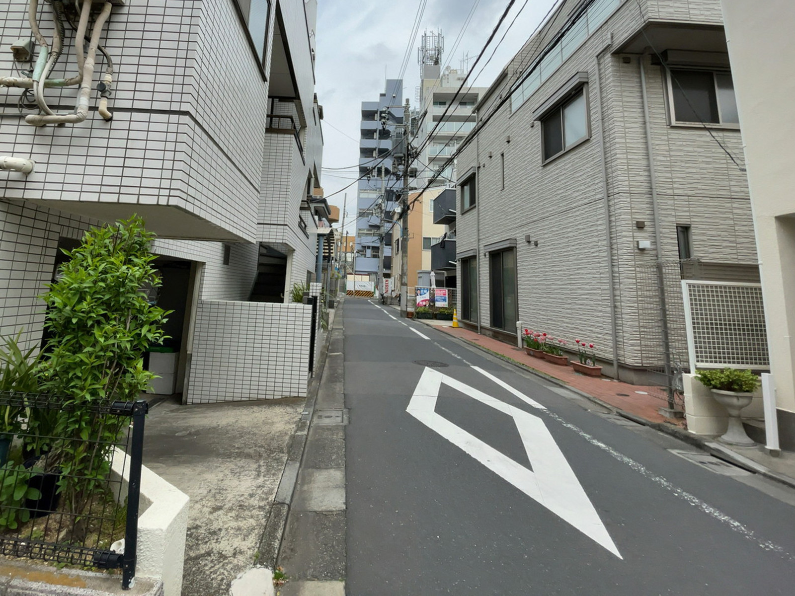 木村第2ビル前面の通り