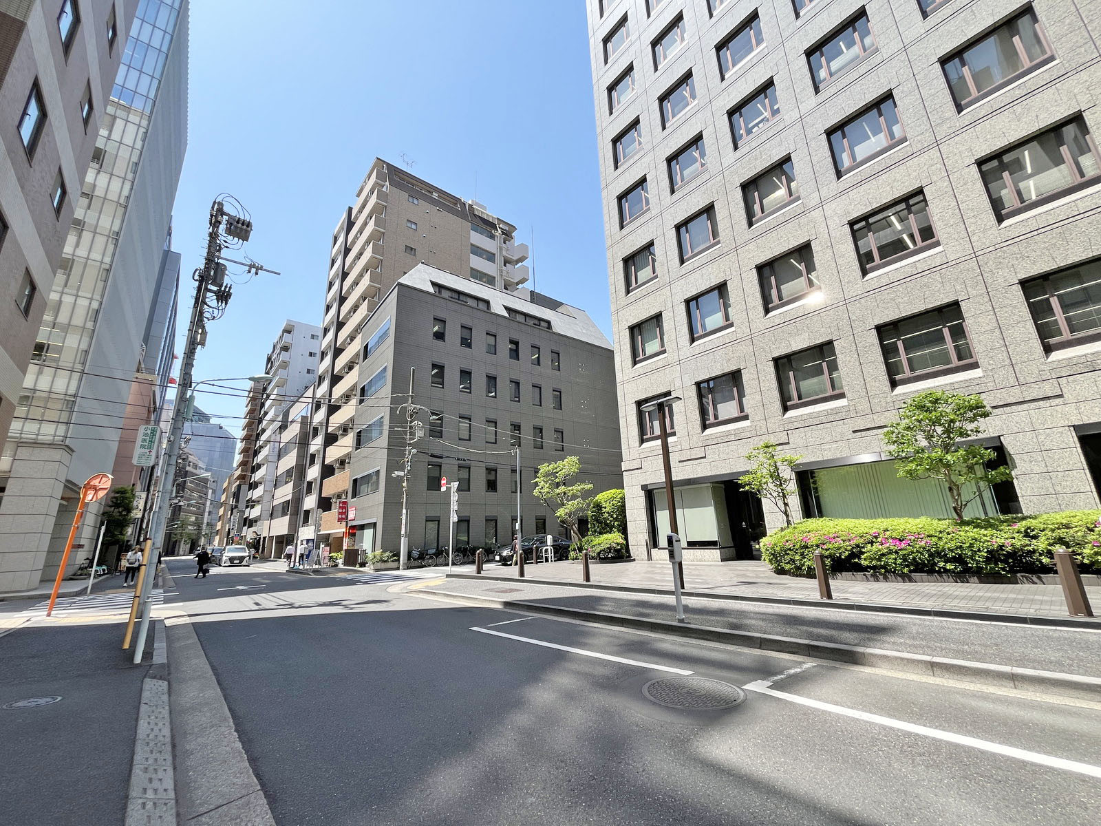 岩清日本橋ビル前面通り