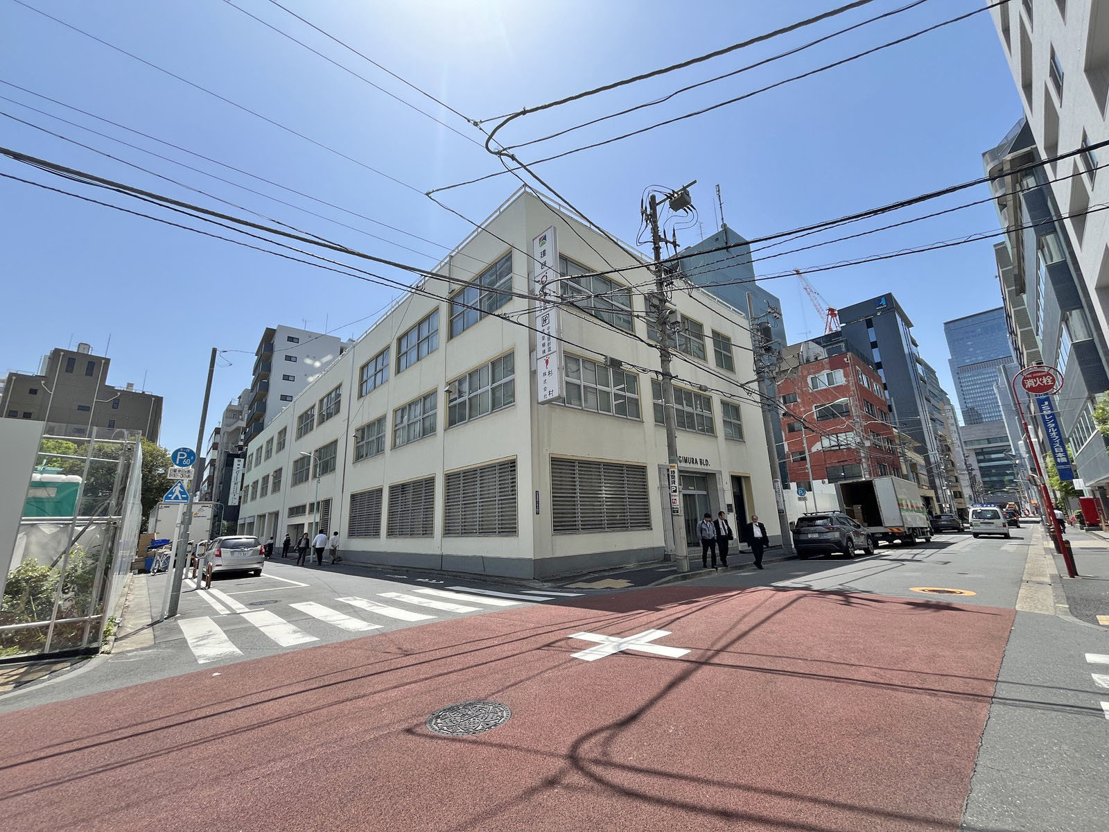 JPR日本橋堀留ビル前面通り