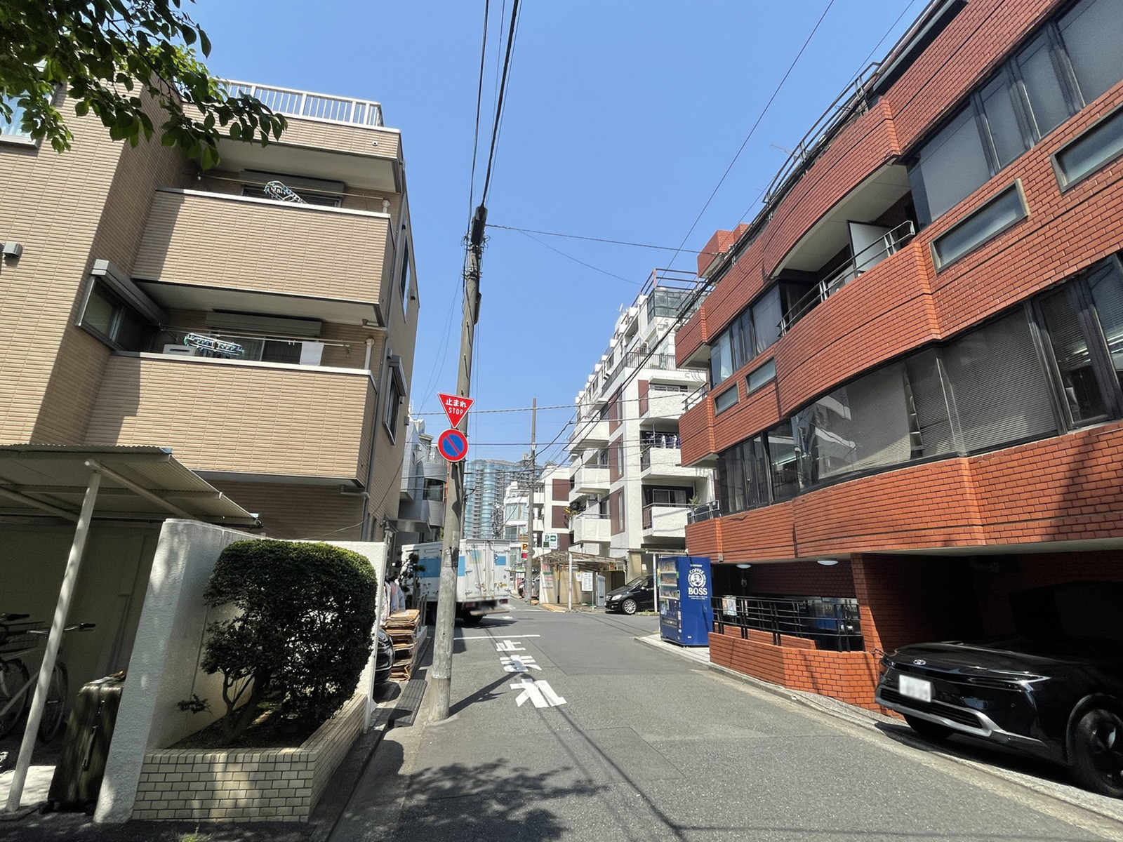若菜ビル前面の通り