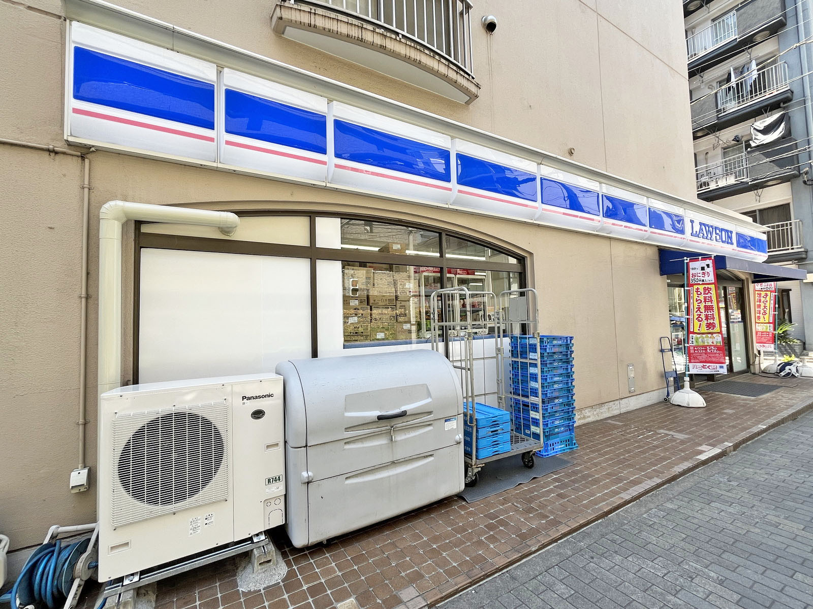 徒歩1分のローソン H月島四丁目店