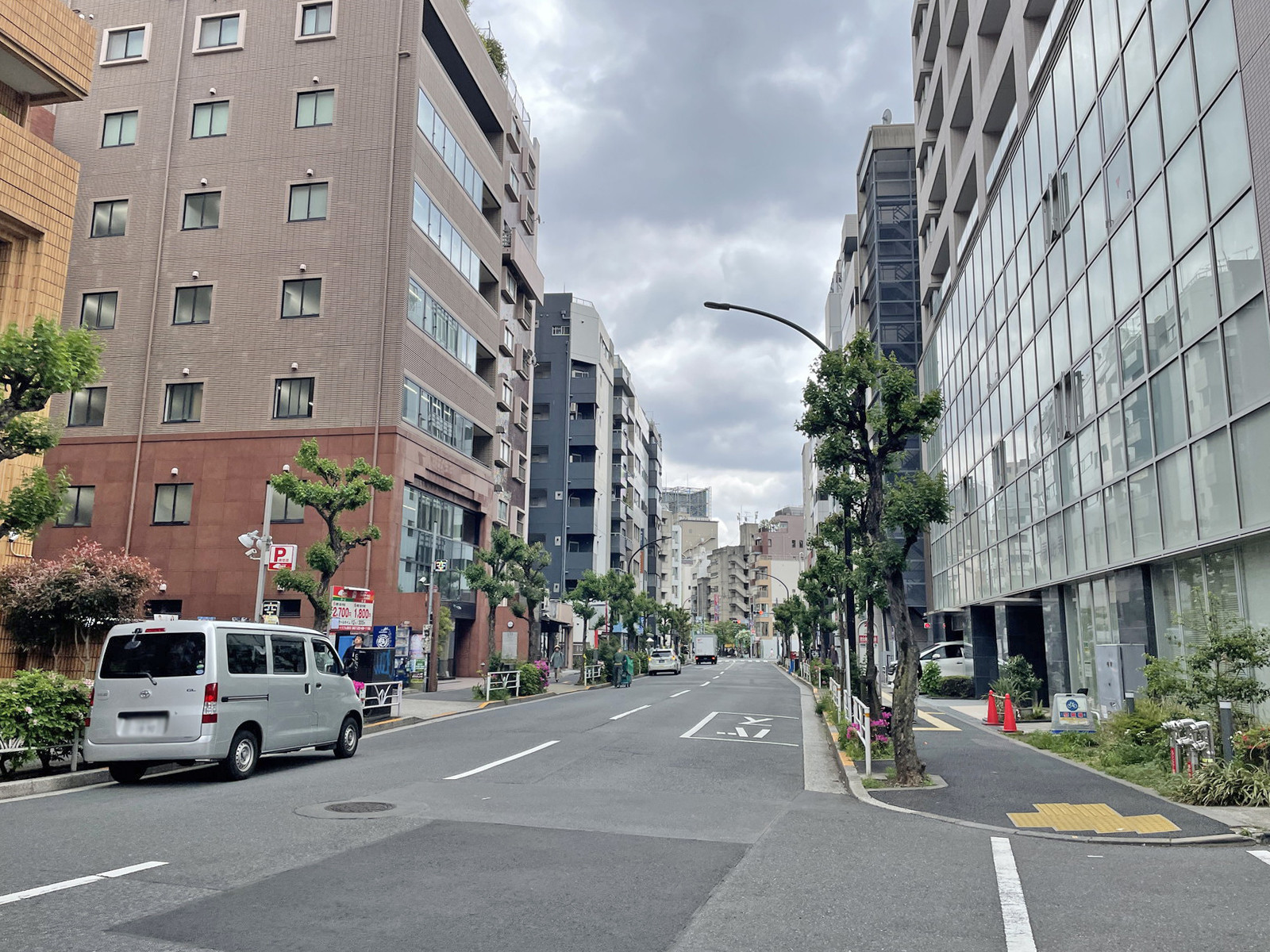 いちご恵比寿西ビル前面の通り