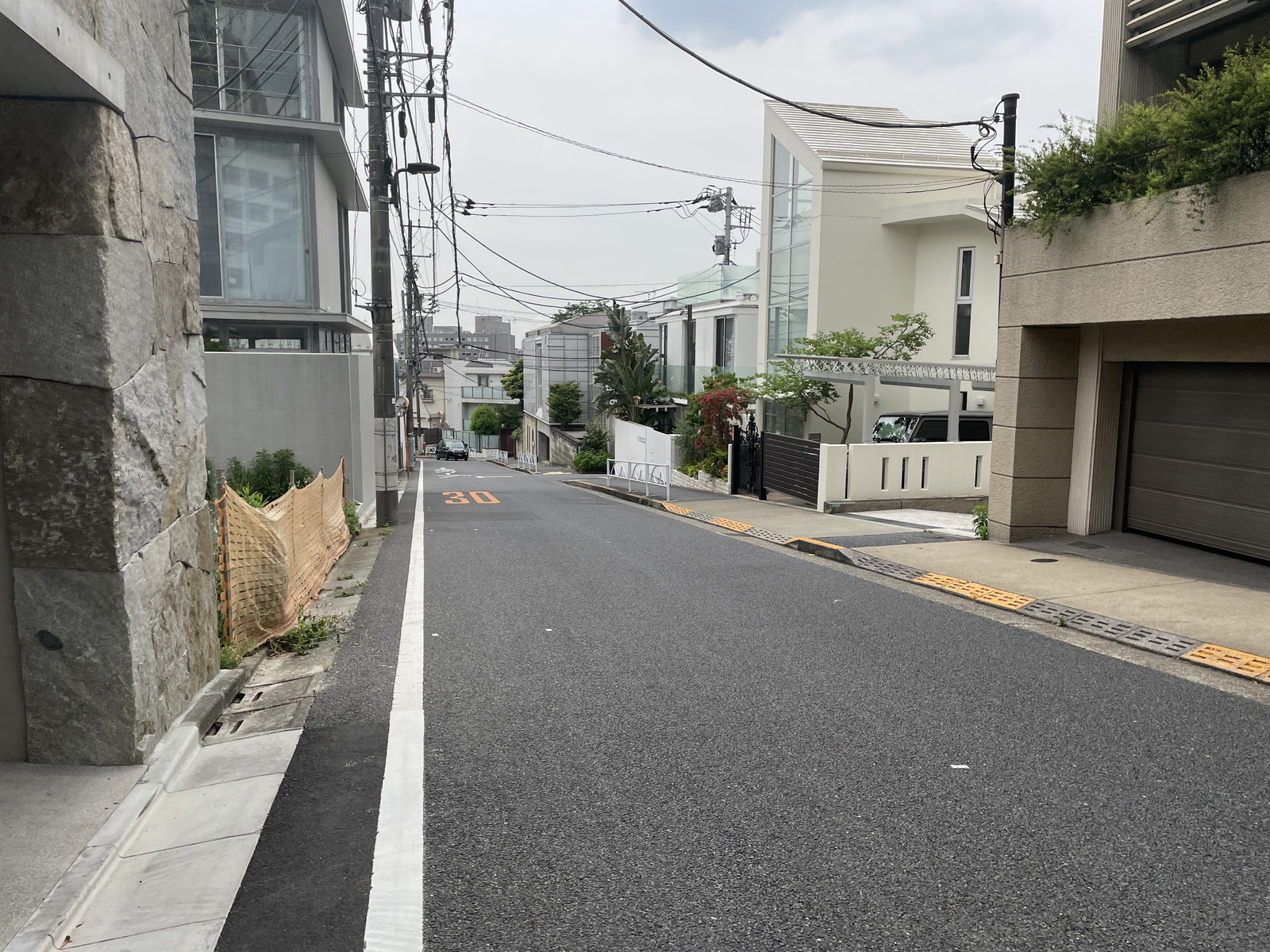 トレリ青葉台前面の通り