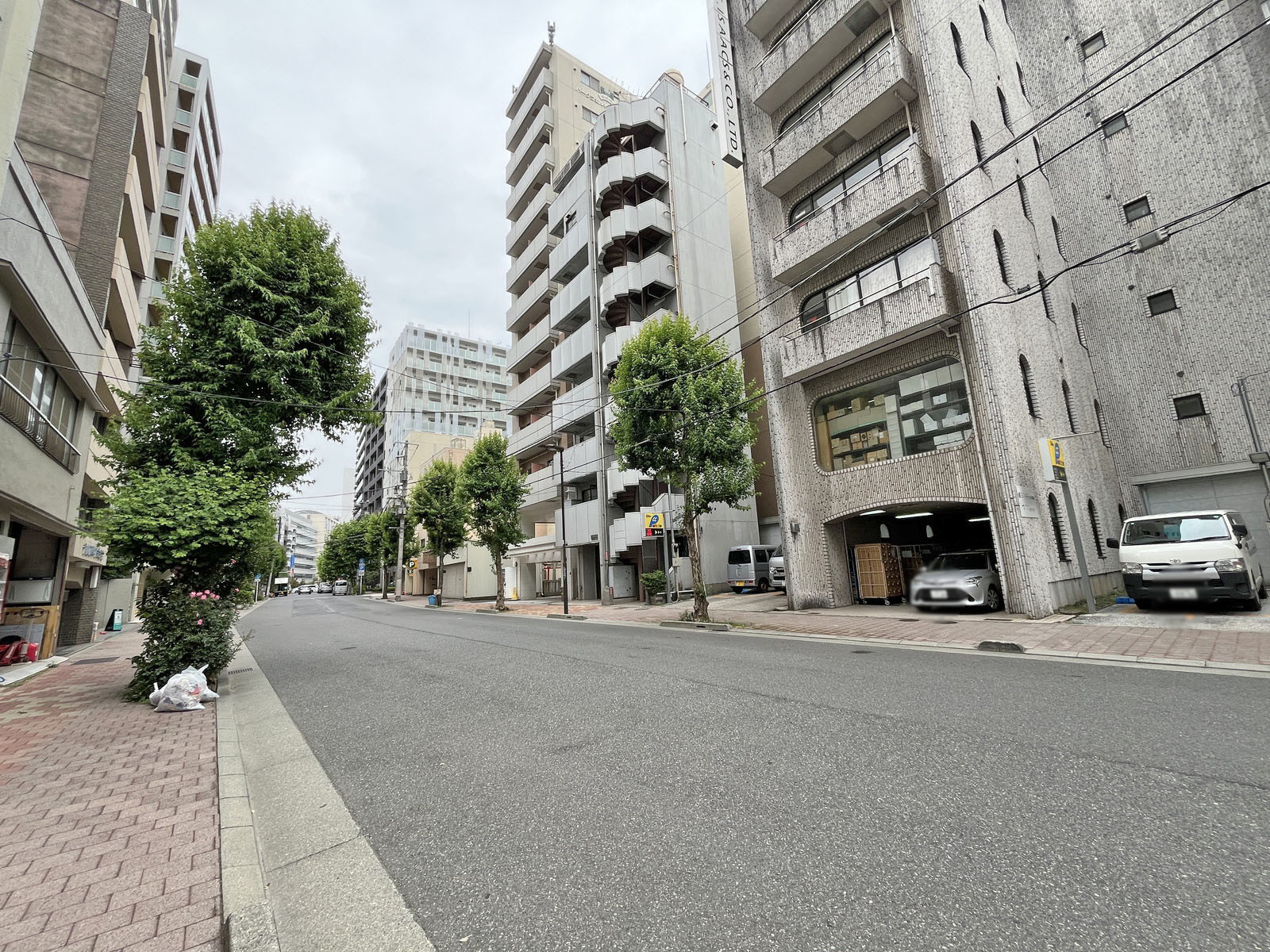(仮)東神田ビル前面の柳原通り