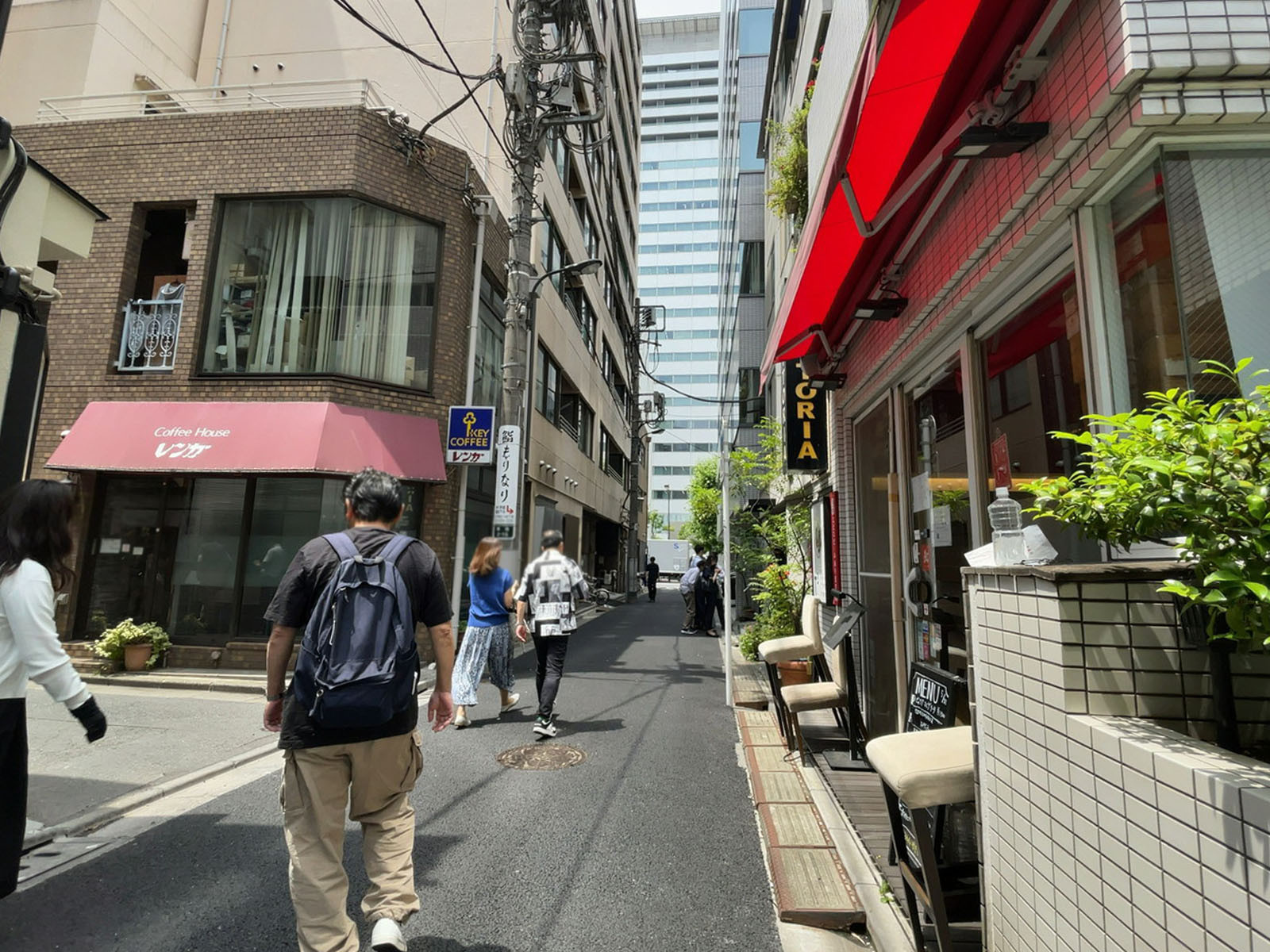 NIT築地ビル前面の通り