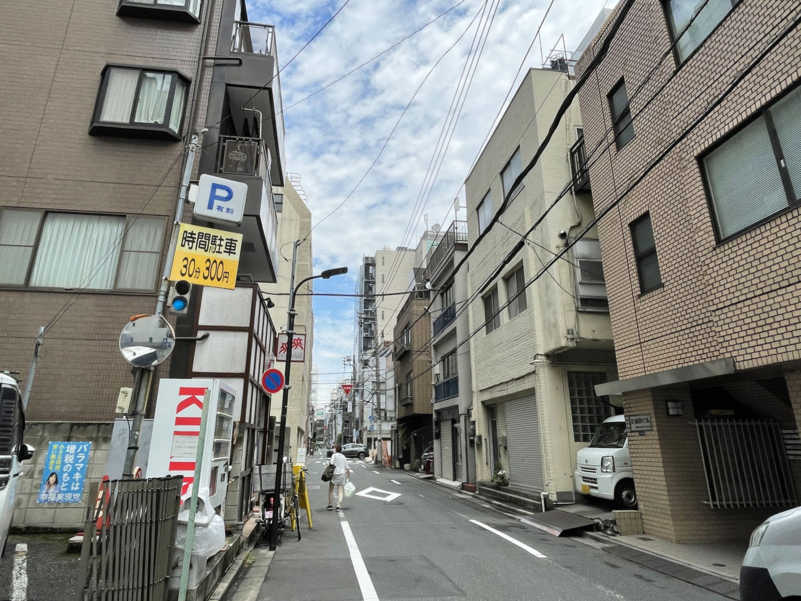 第二木内ビル前面の通り