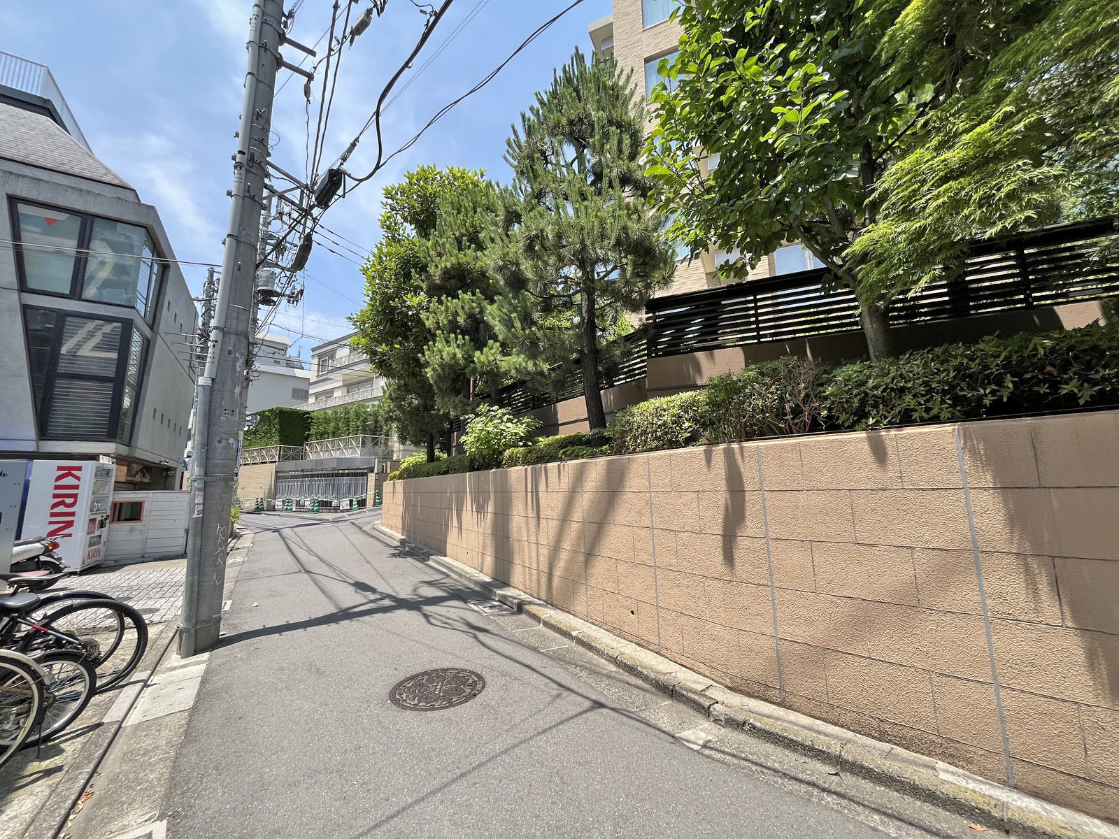 :ディアテック原宿ビル前面通り