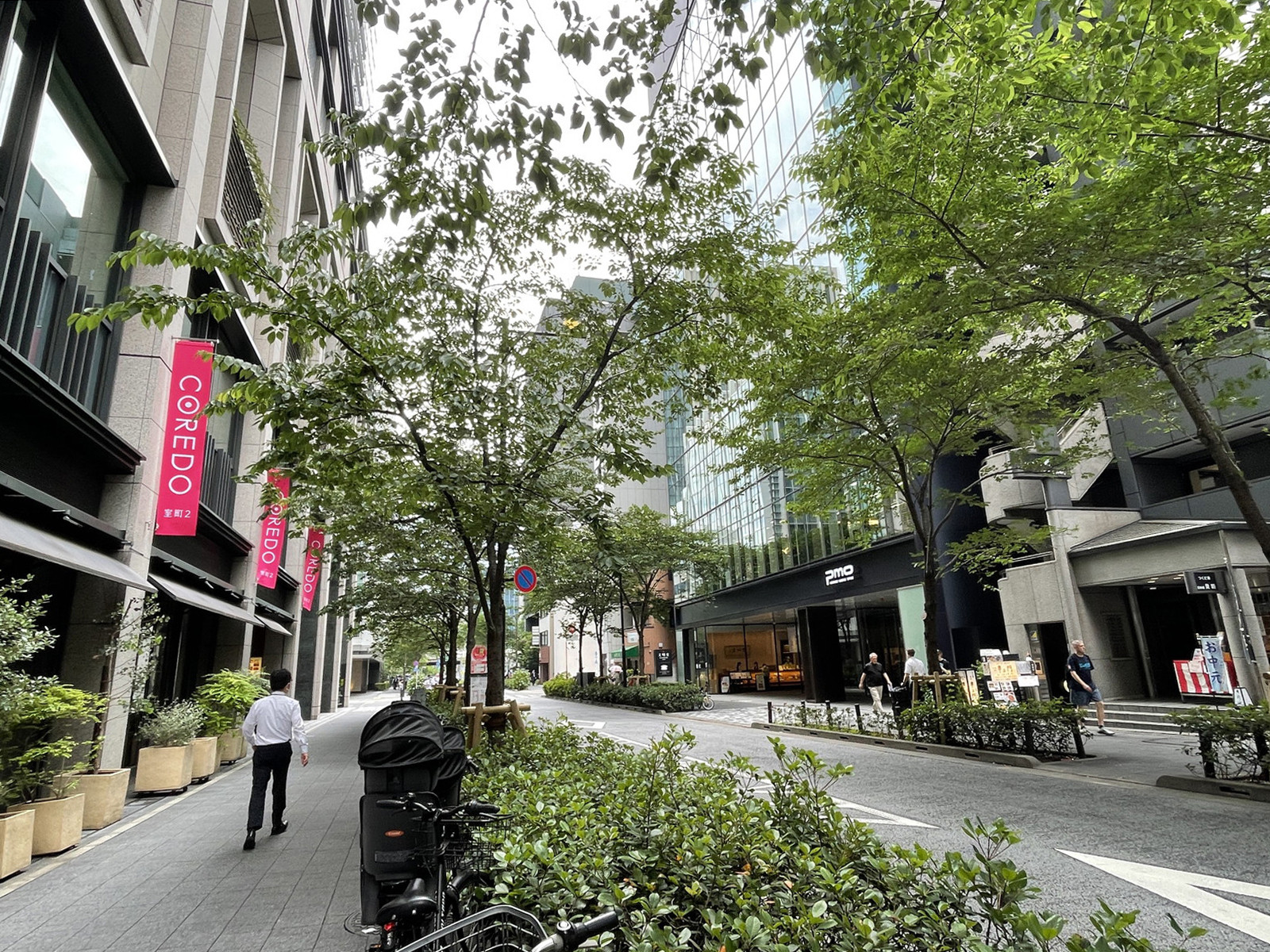 室一ビル前面の江戸桜通り