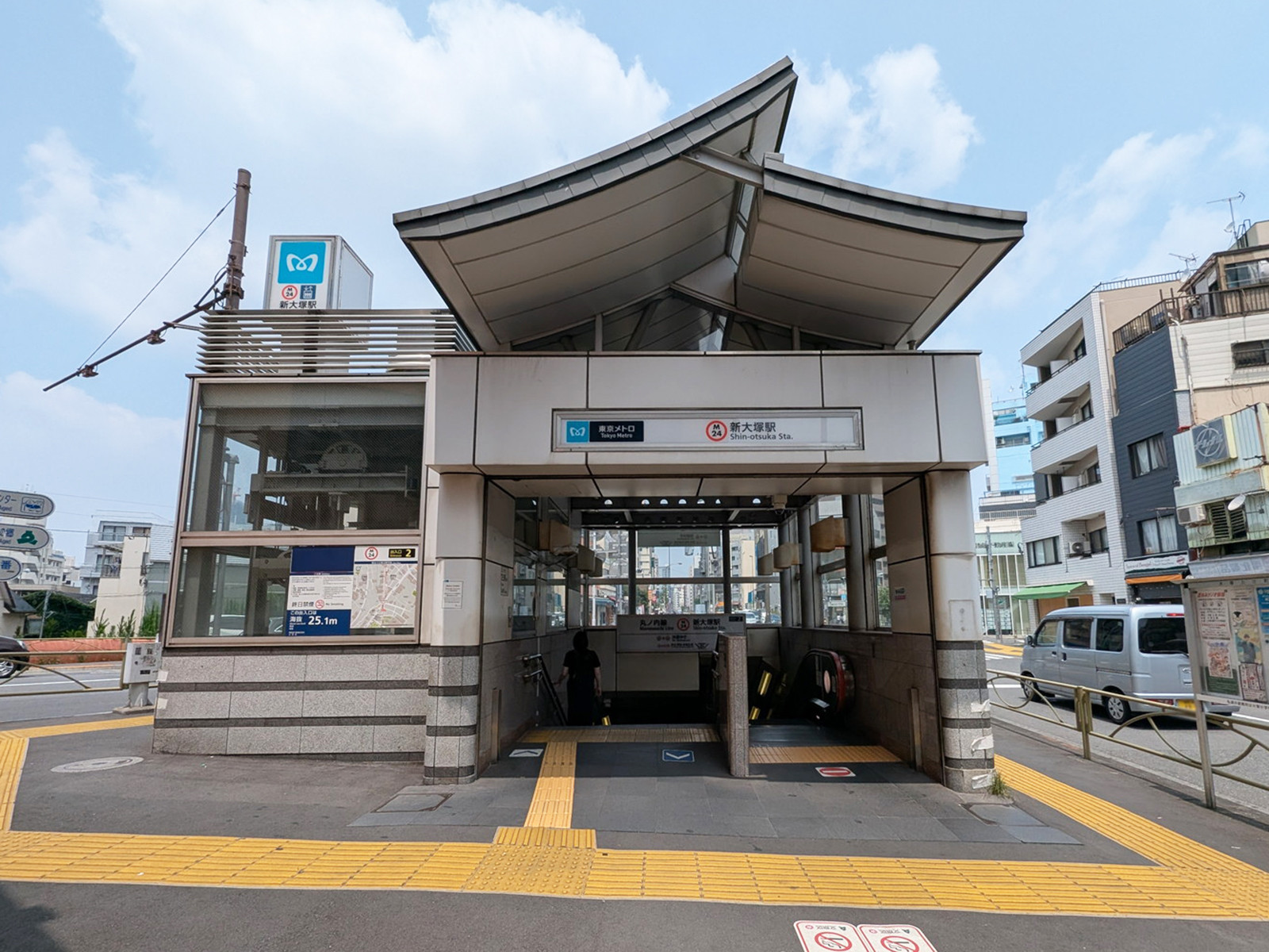 最寄りの「新大塚駅」