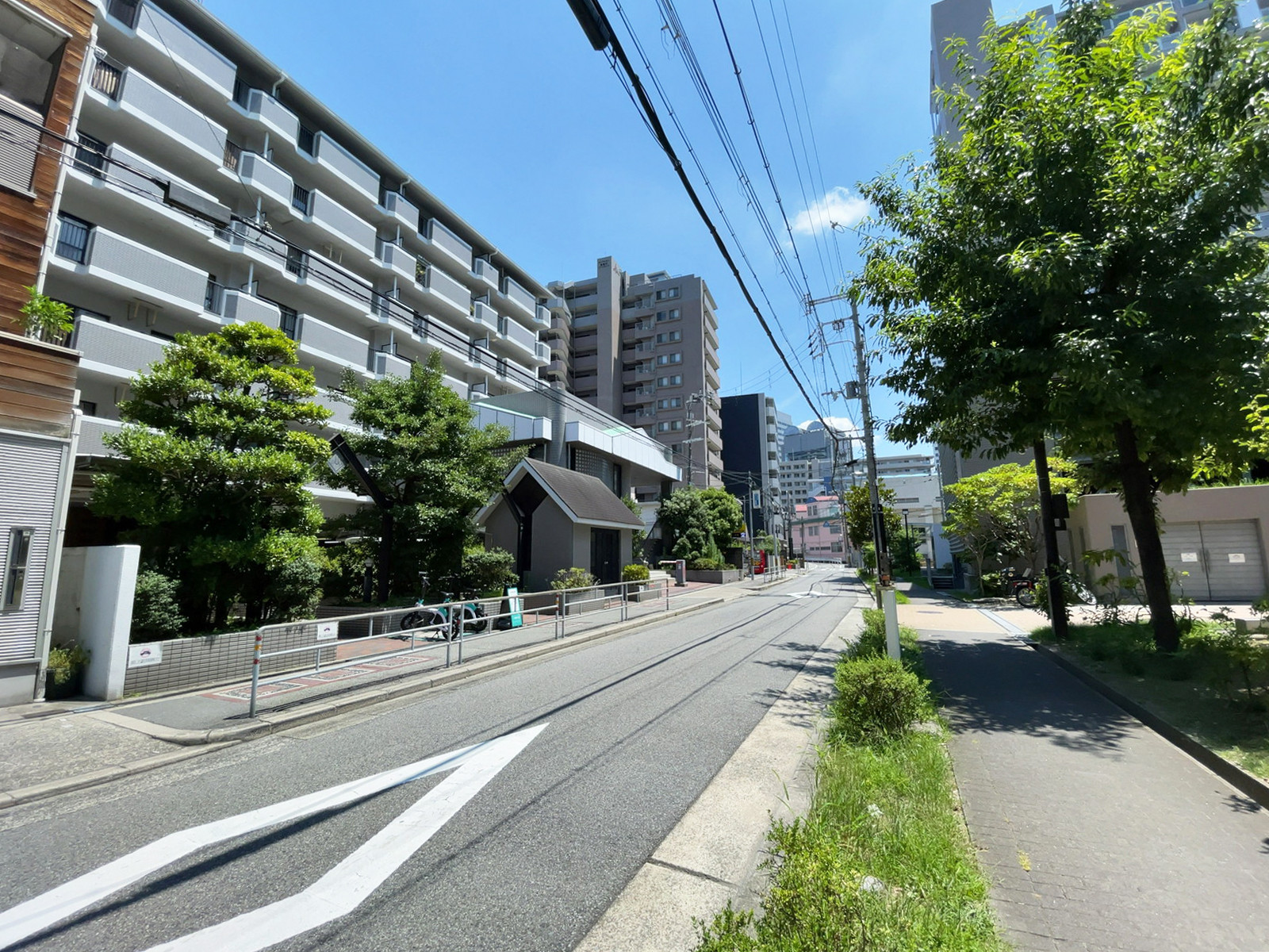 デュオ玉川前面の通り