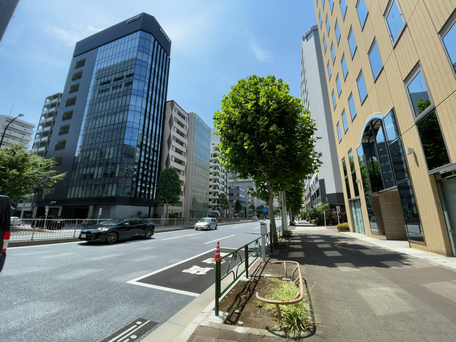 至近の新大橋通り