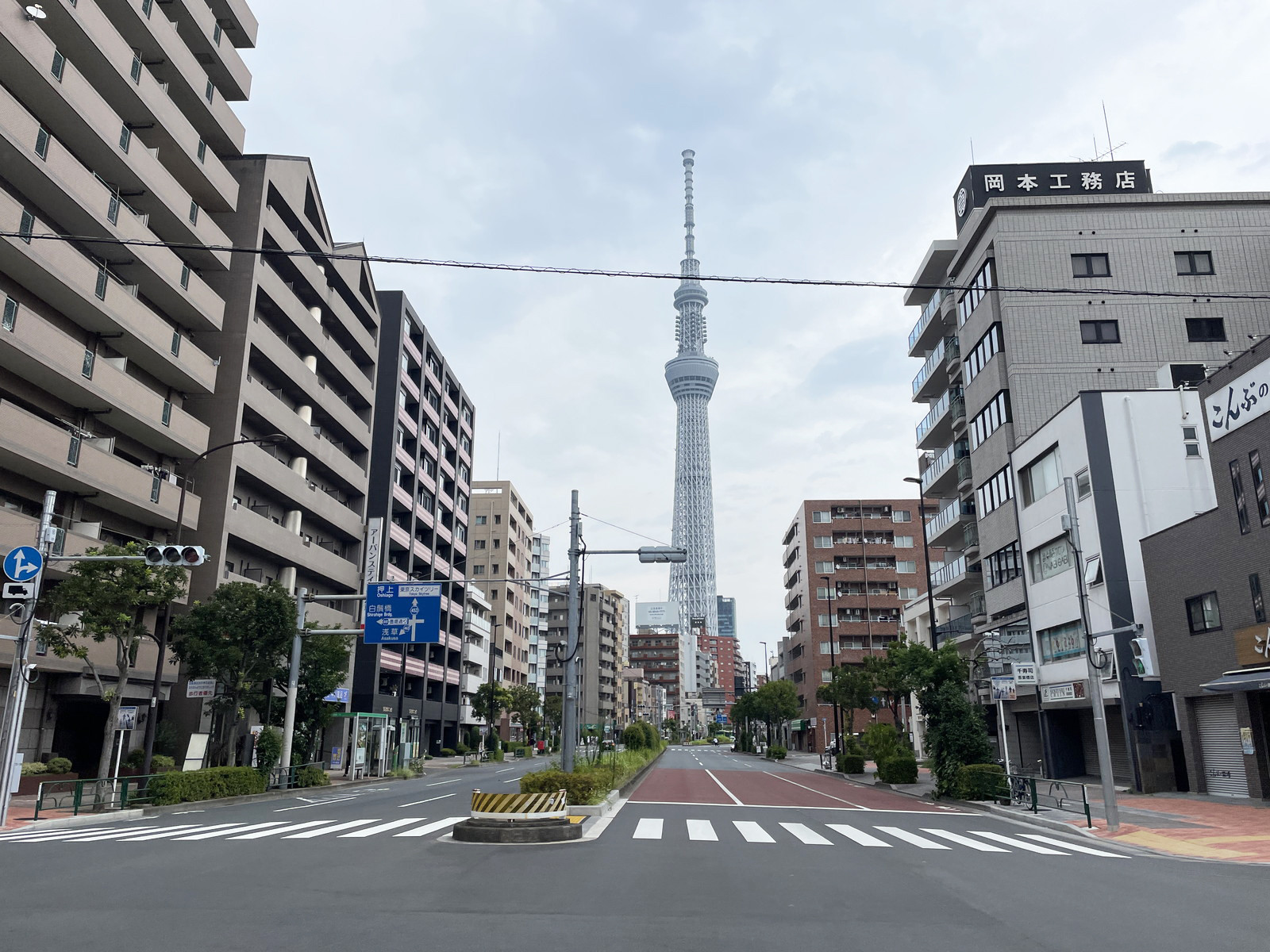 付近の清澄通り
