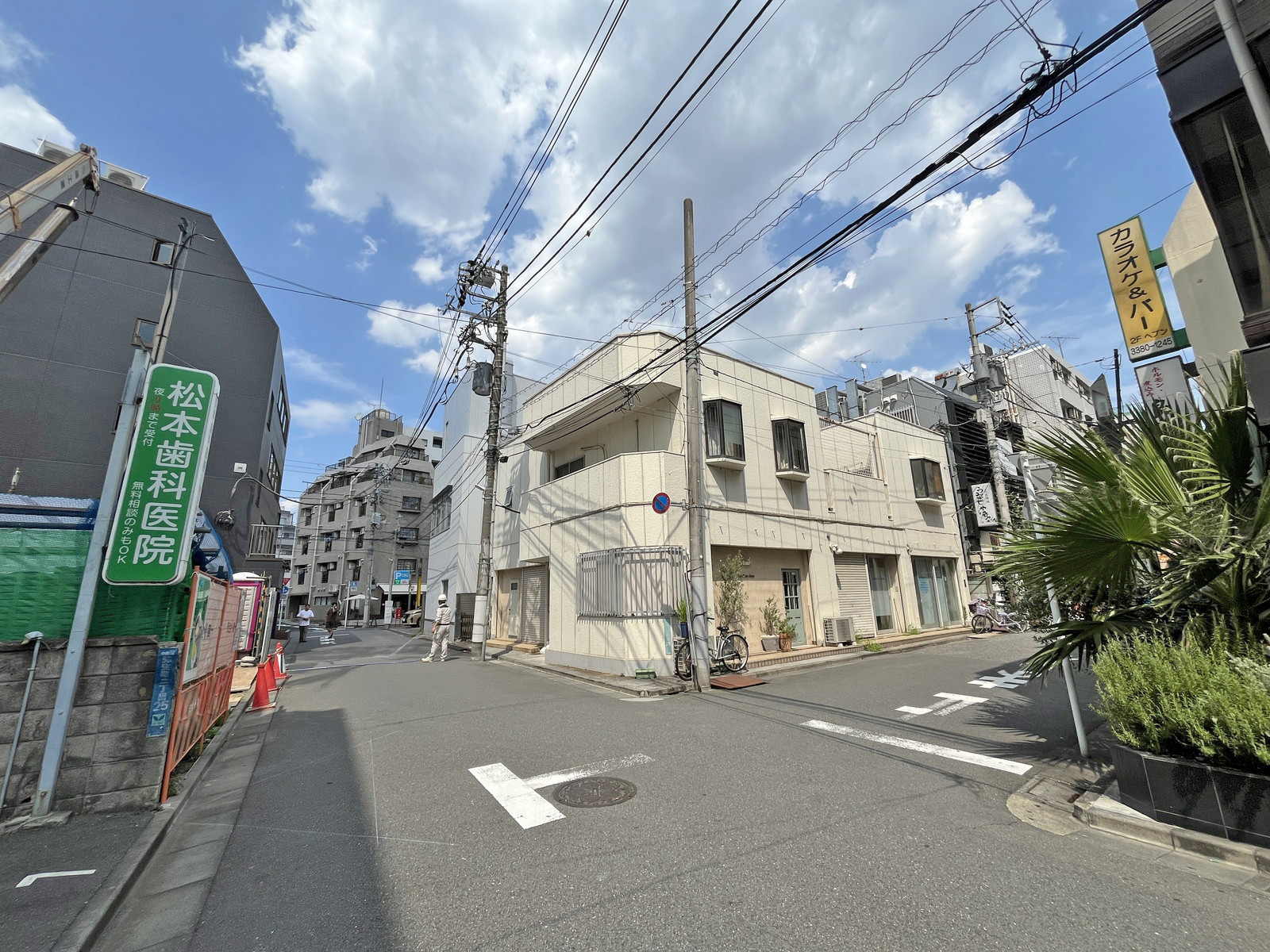 永島壱号ビル前面通り