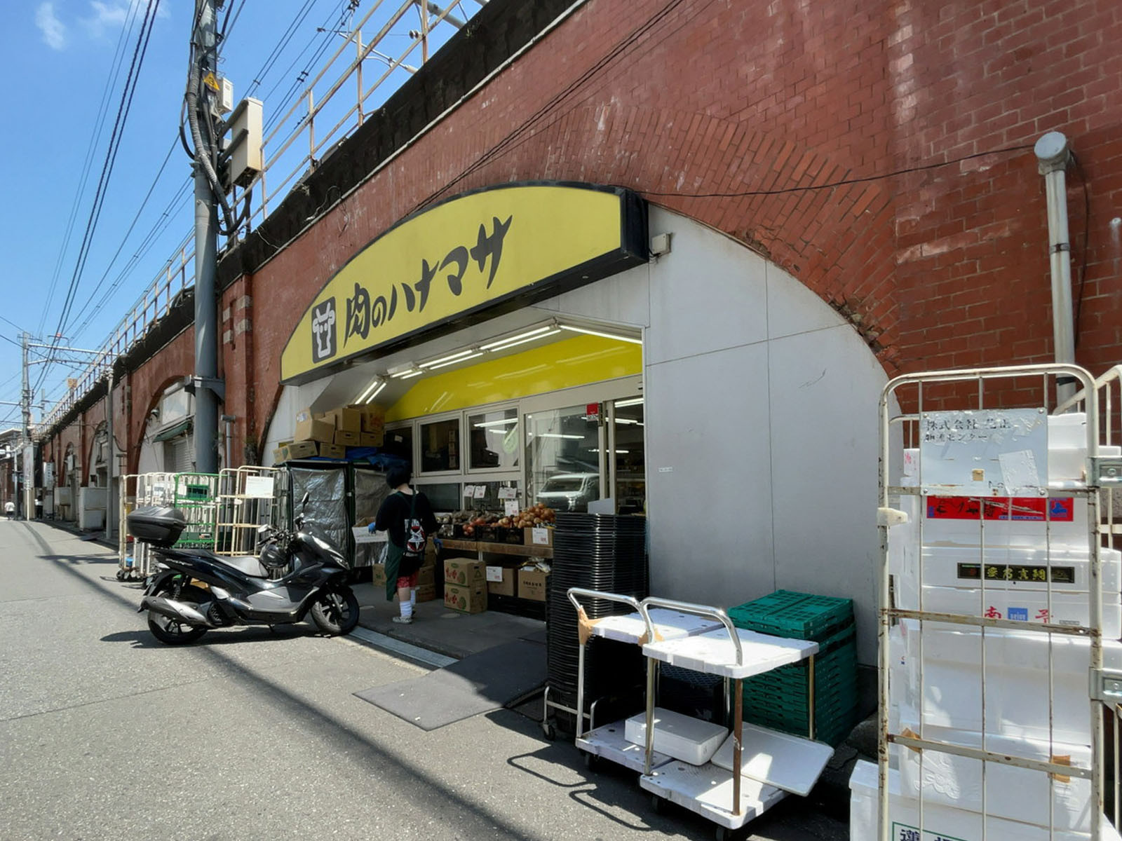 徒歩4分の肉のハナマサ 神田店