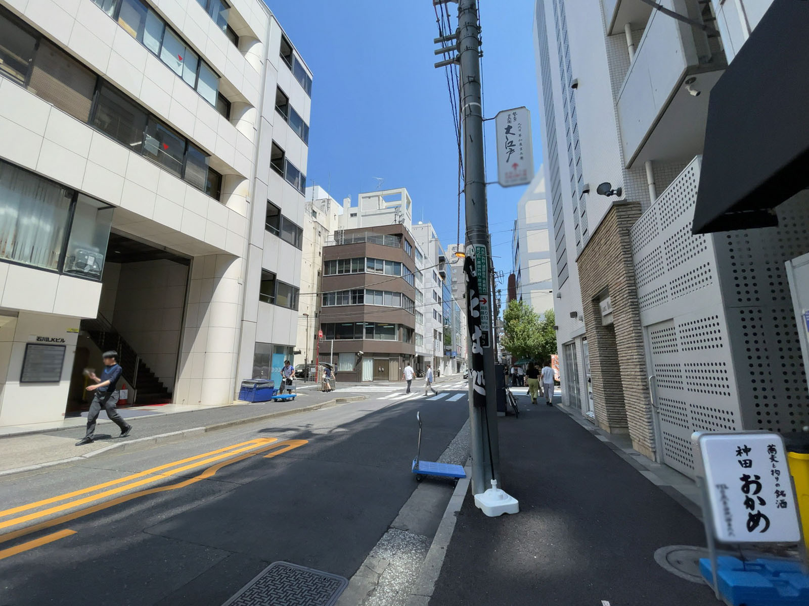 石川第2LKビル前面の通り