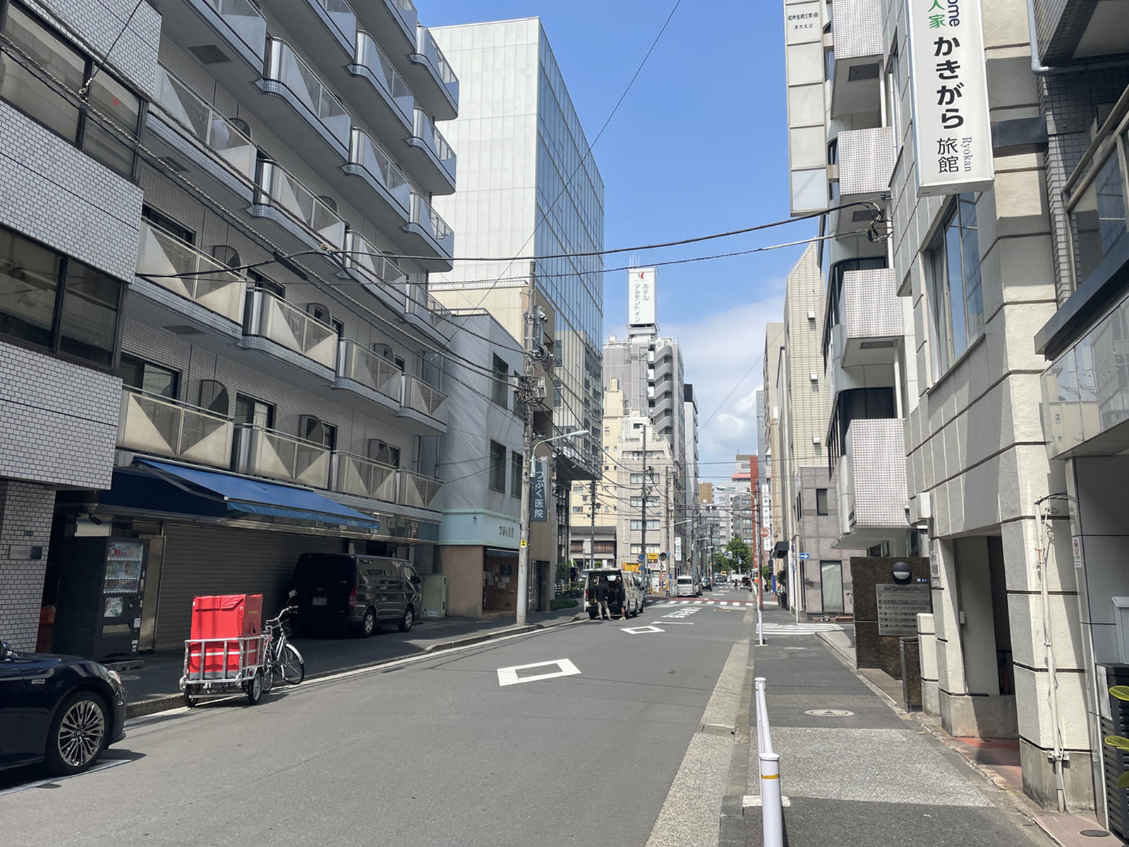 グランデミスモ前面の通り