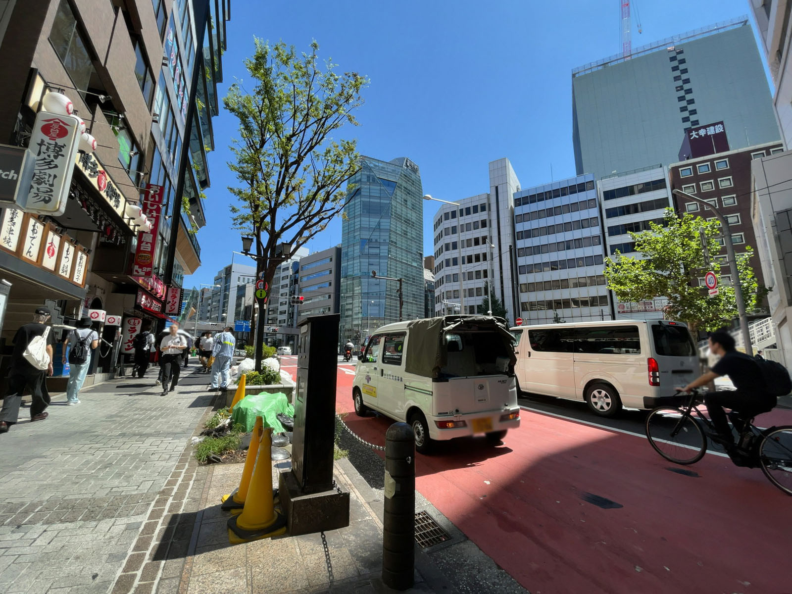 VORT渋谷宮益坂前面の通り