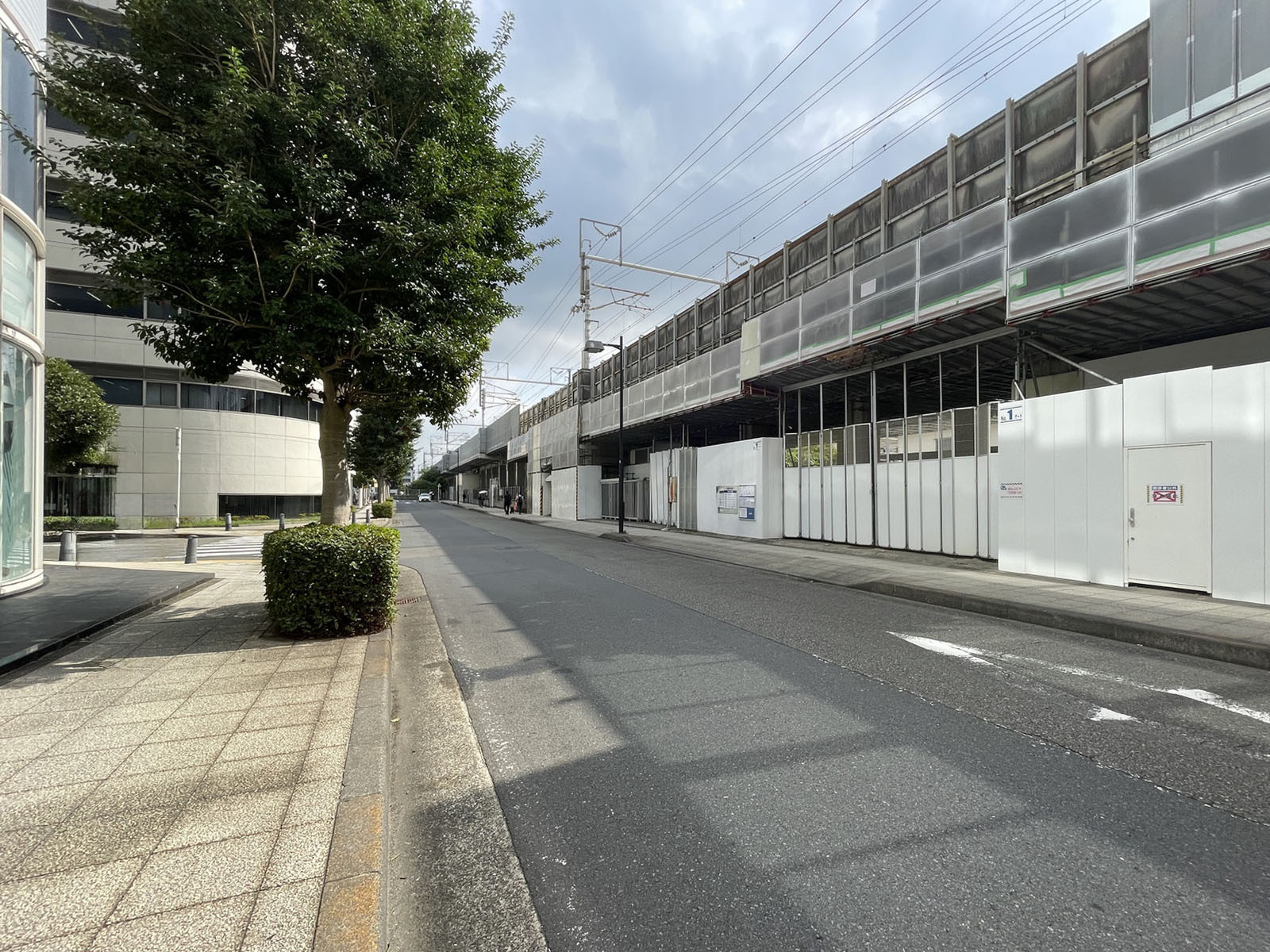 VORT新横浜前面の通り