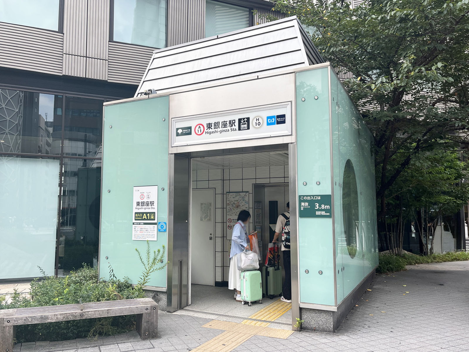 最寄りの「東銀座駅」