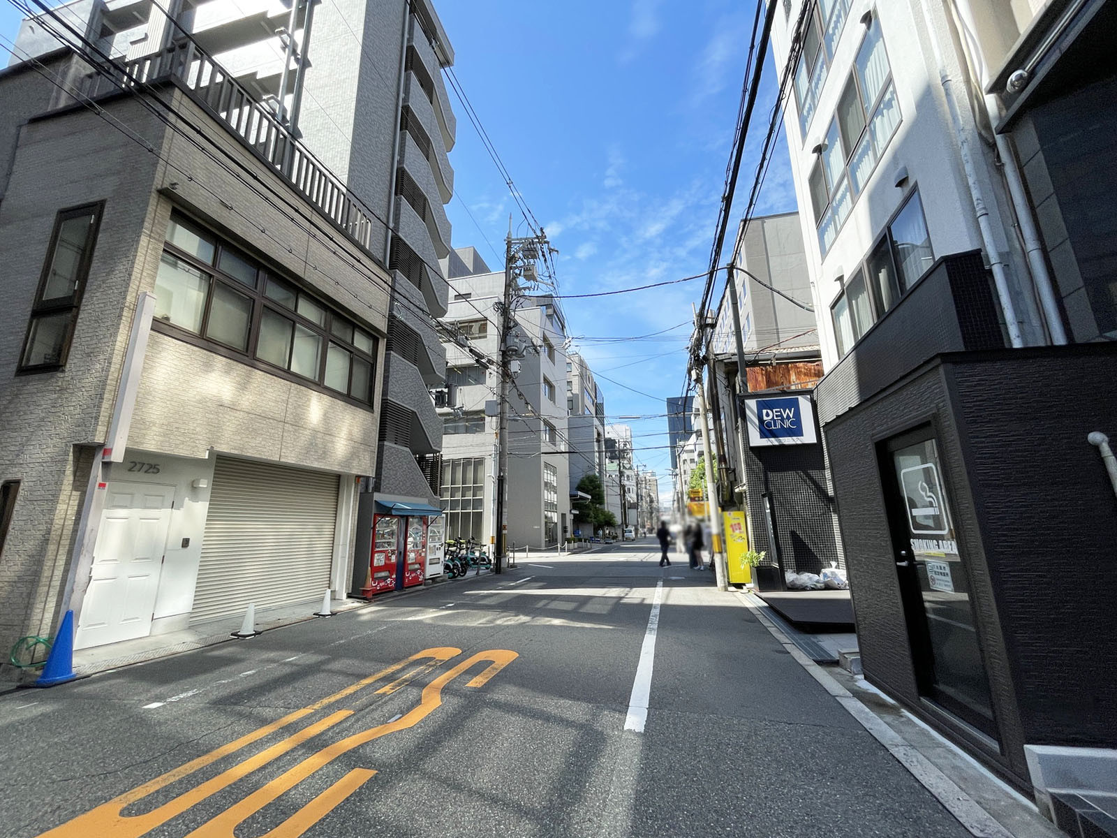 シンセイビル前面の通り