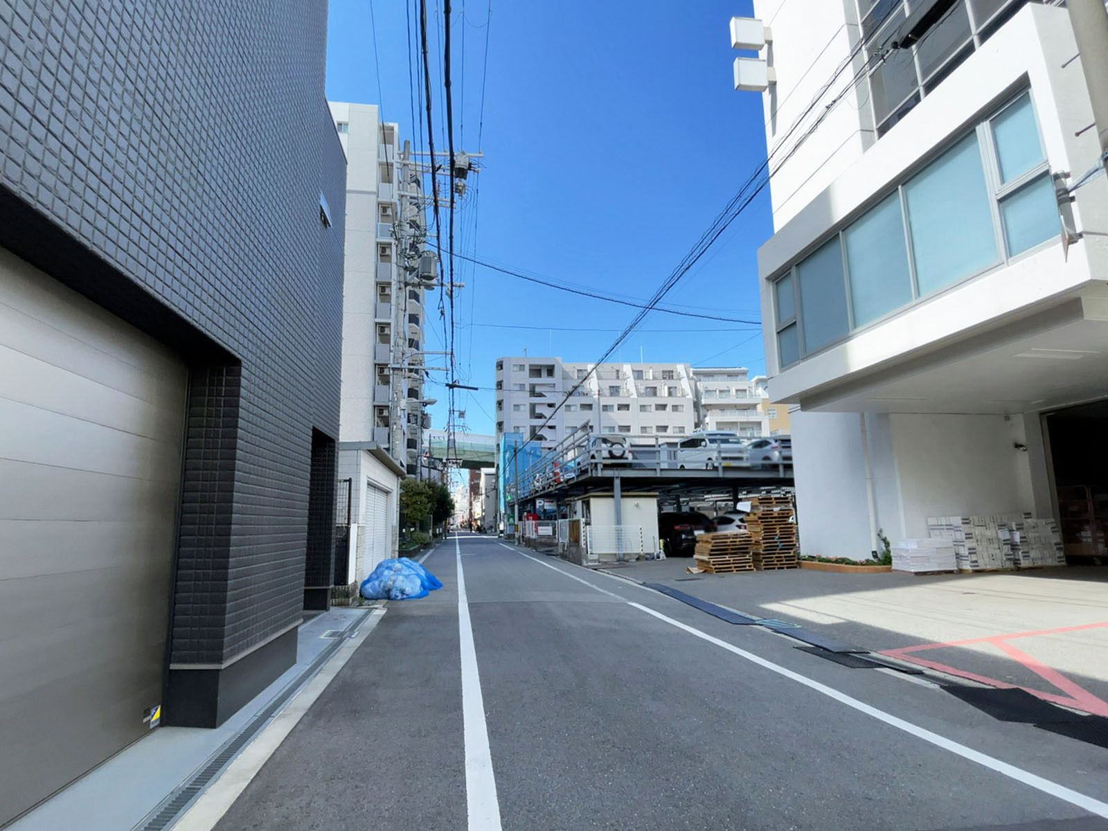 モード福島前面の亀甲北之町筋
