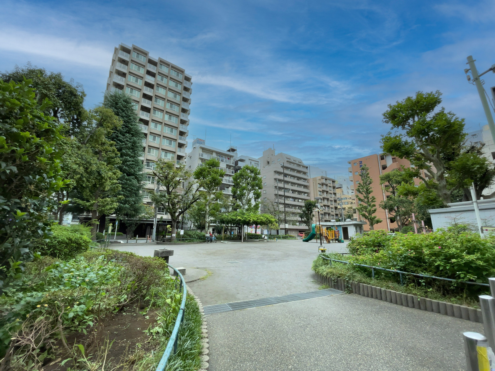 徒歩1分の大井海岸公園