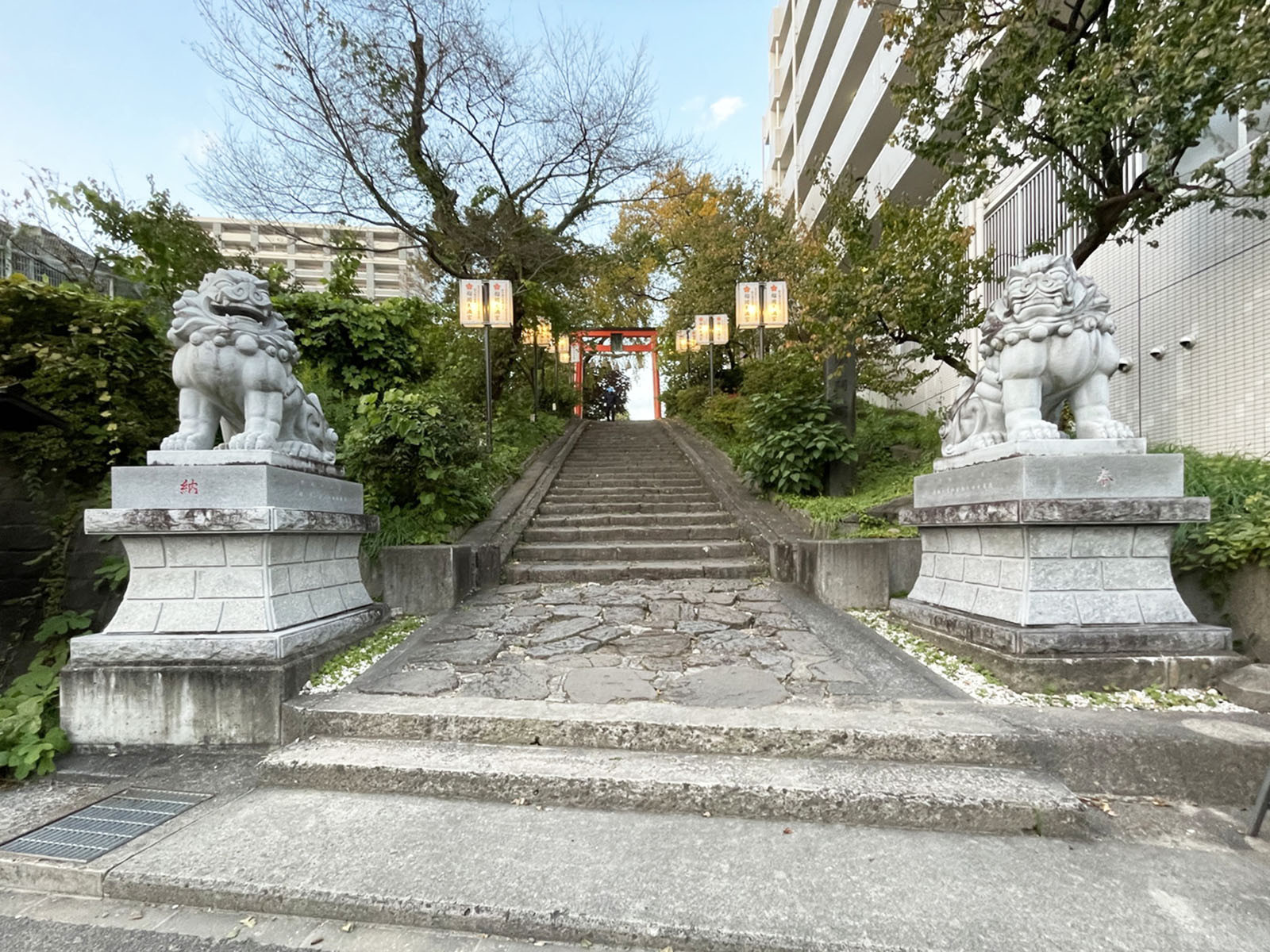 徒歩4分の榴岡天満宮