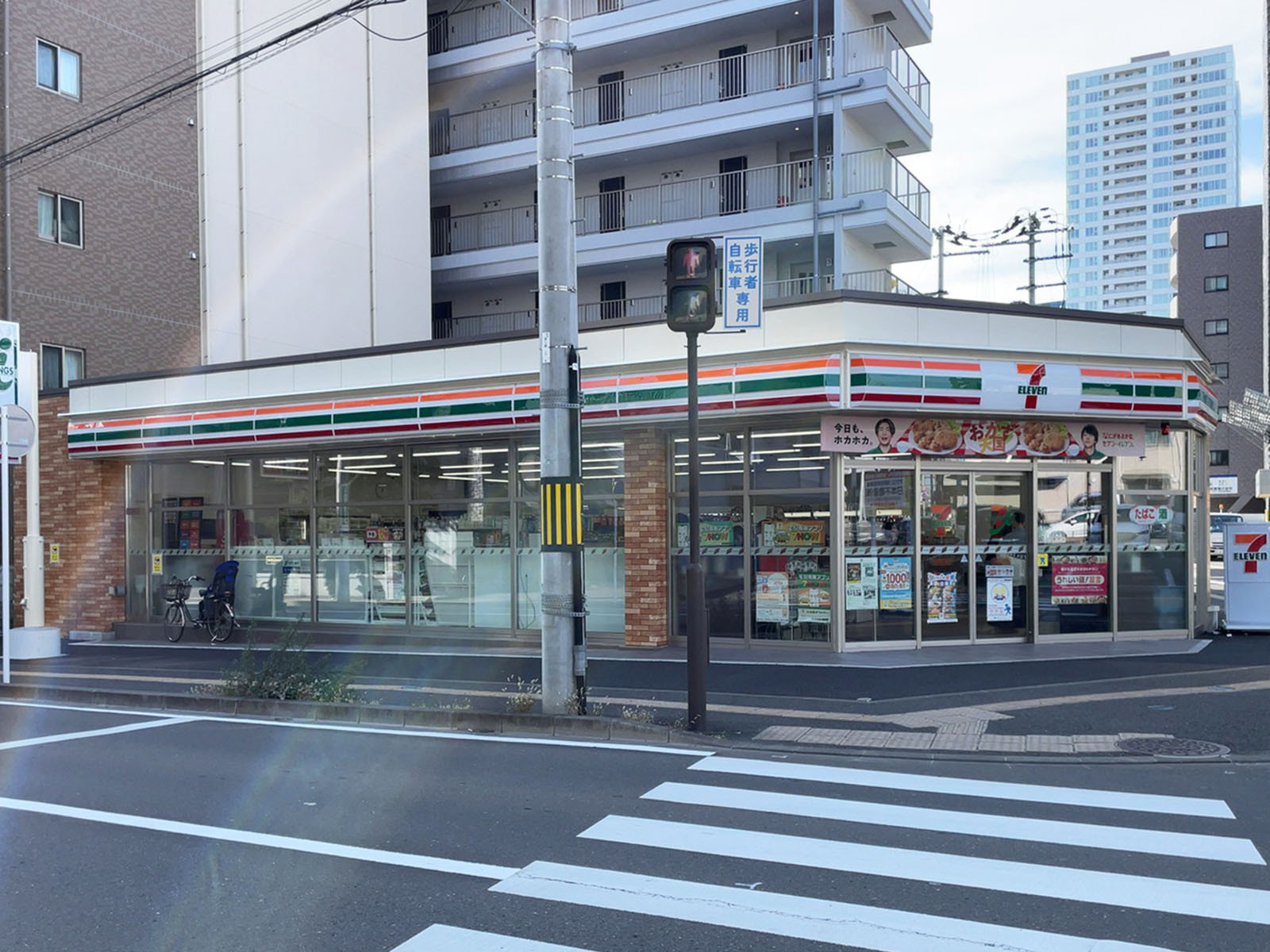 徒歩1分のセブンイレブン 仙台元寺小路店