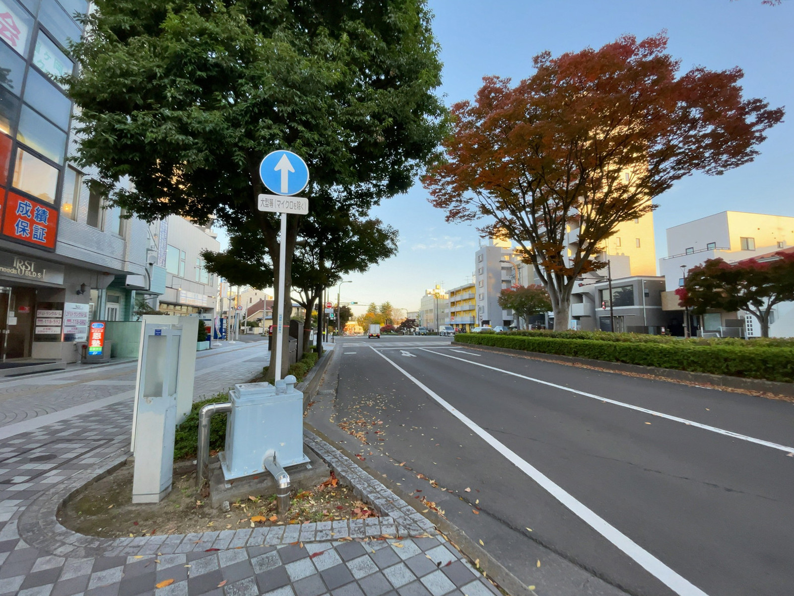 ニーズトラストビルヂング.S-I前面の通り