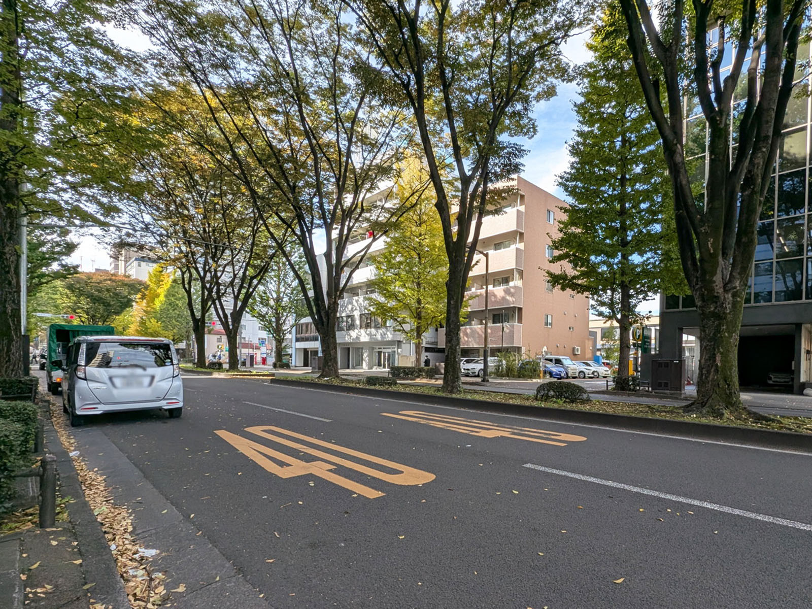 本町一丁目ビル前面の定禅師通り