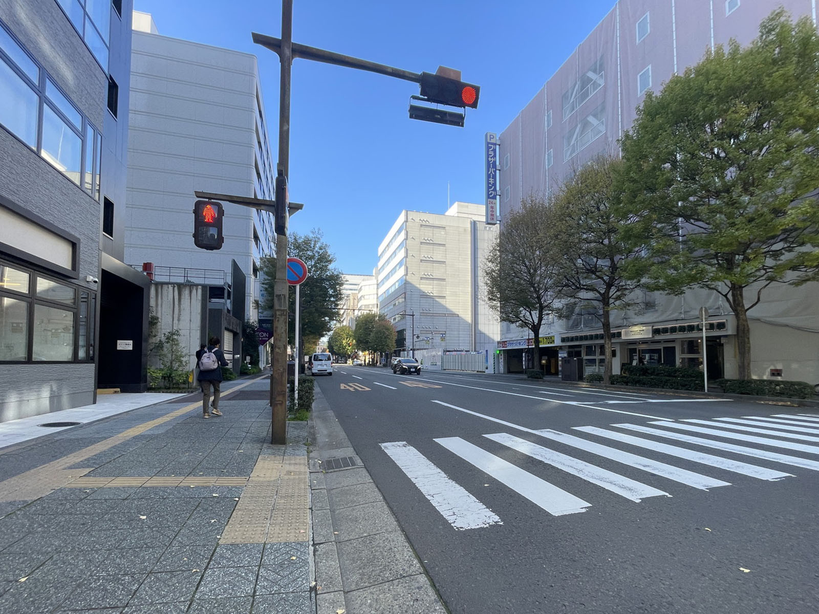 M.BALANCE仙台一番町前面の通り