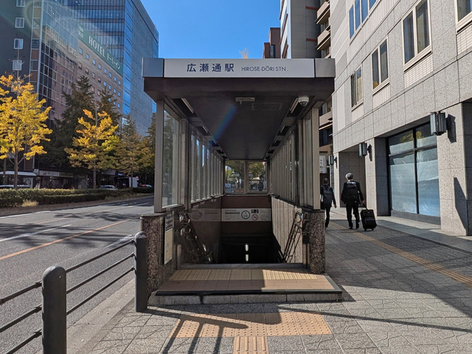最寄りの「広瀬通駅」