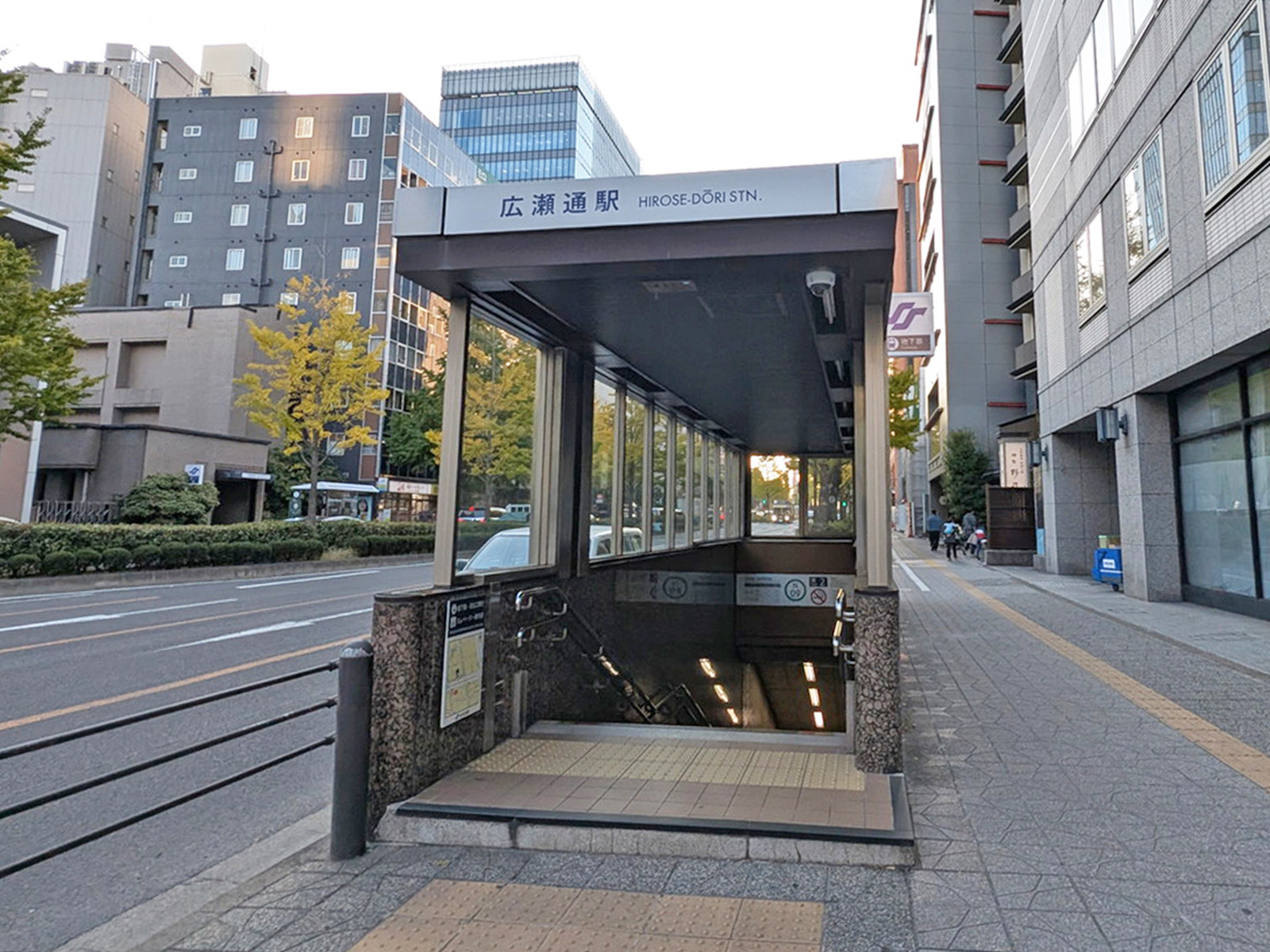 最寄りの「広瀬通駅」