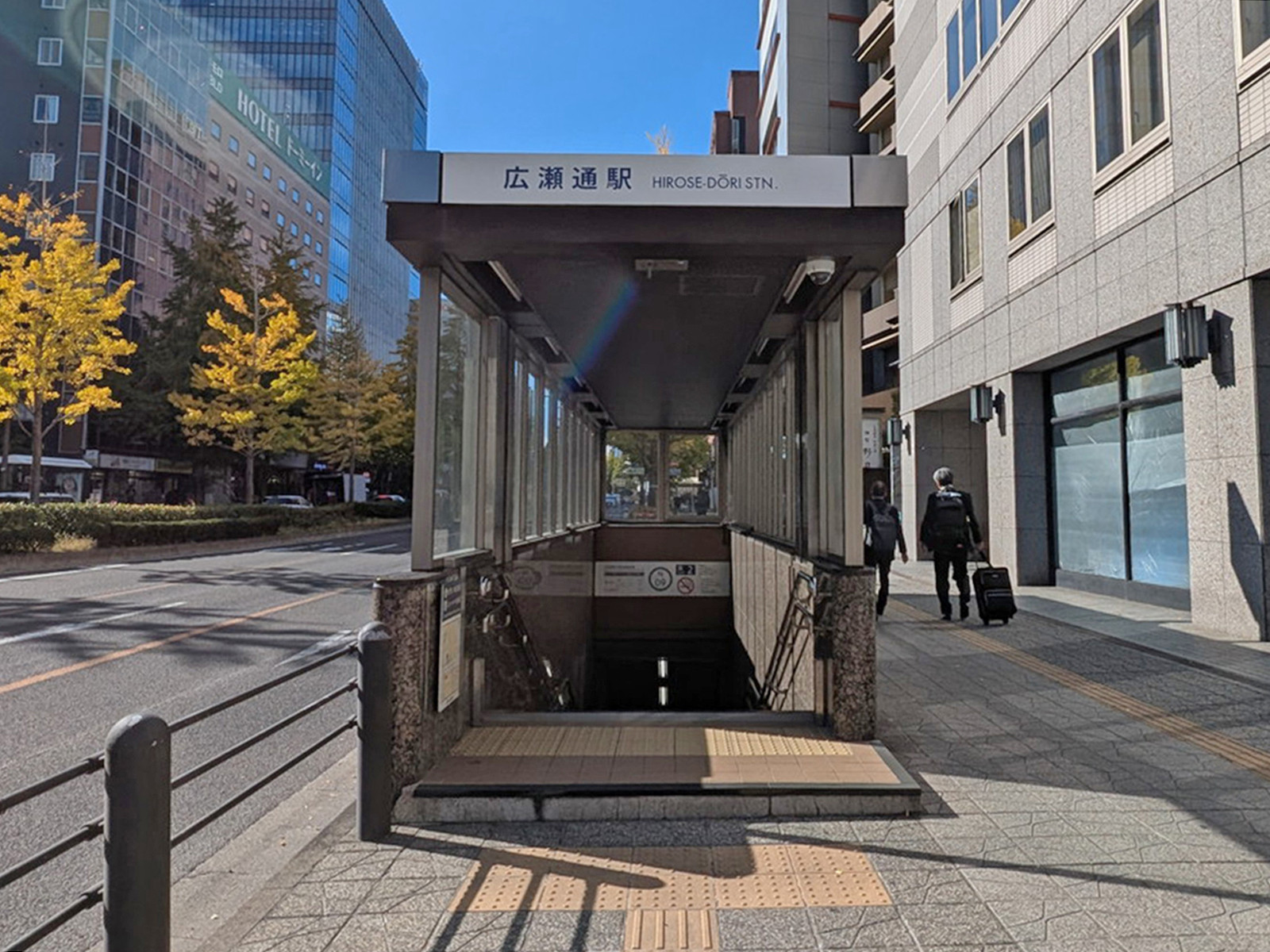 最寄りの「広瀬通駅」