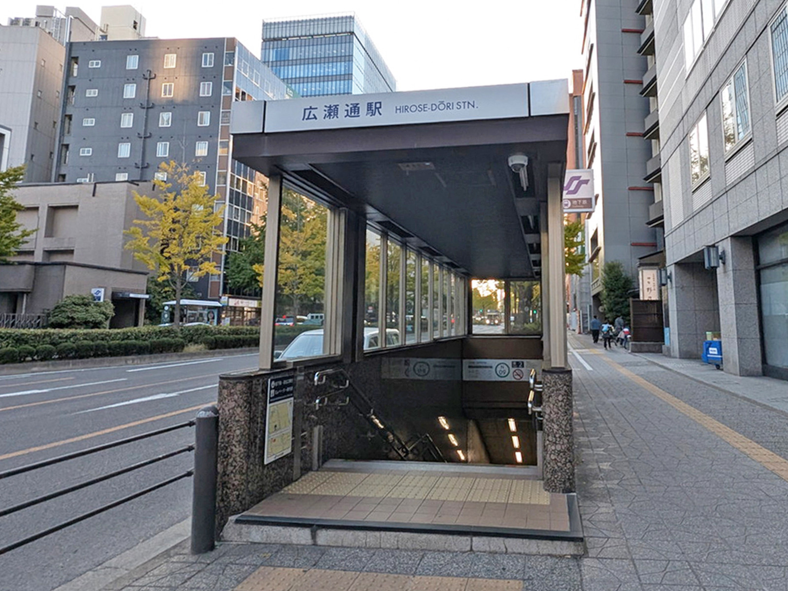 最寄りの「広瀬通駅」