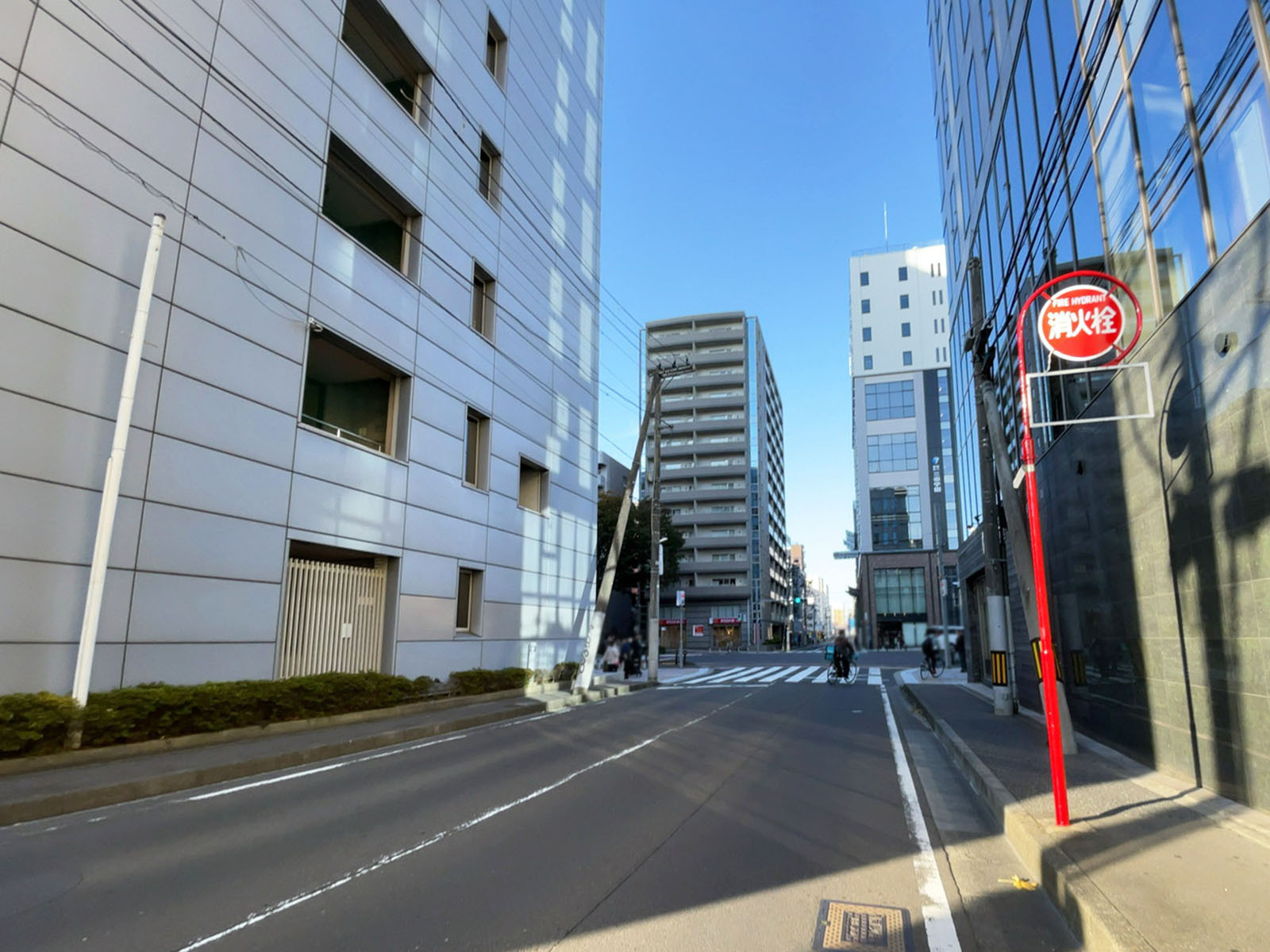 榴岡BKテラス前面の通り