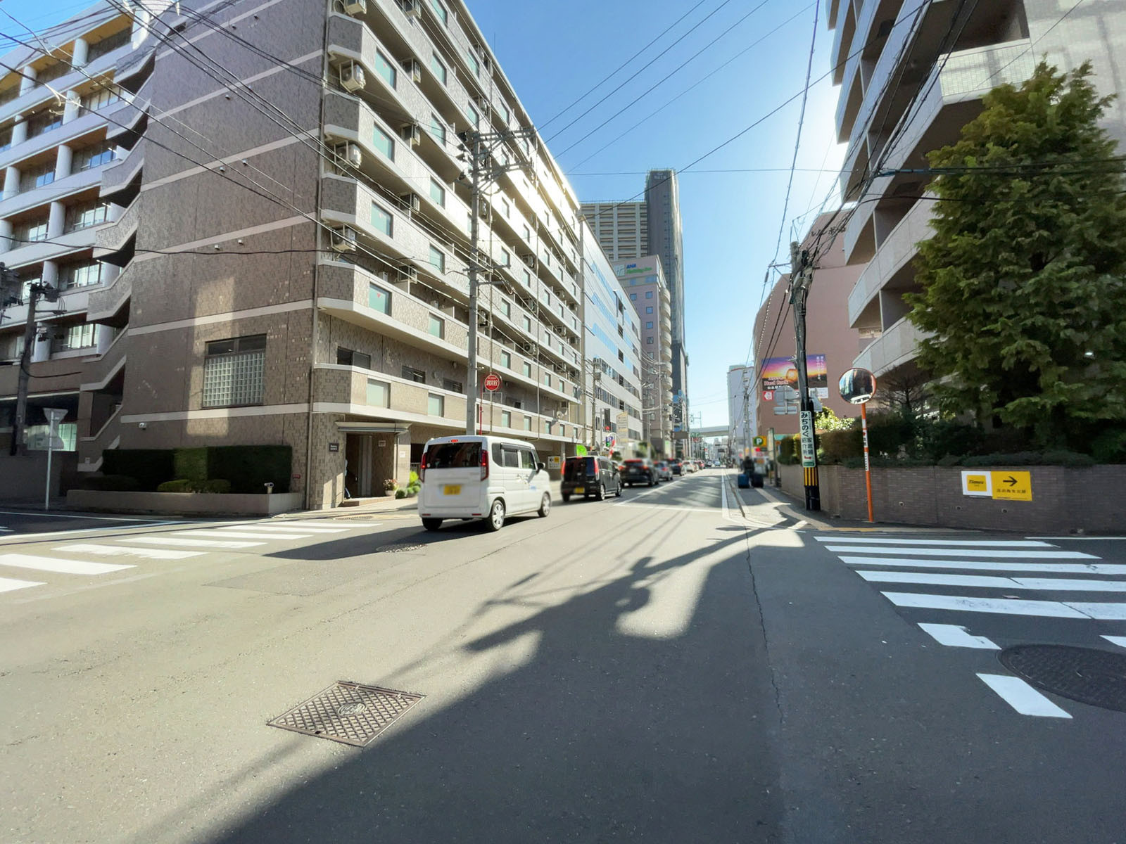 小田急仙台東口ビル前面の通り