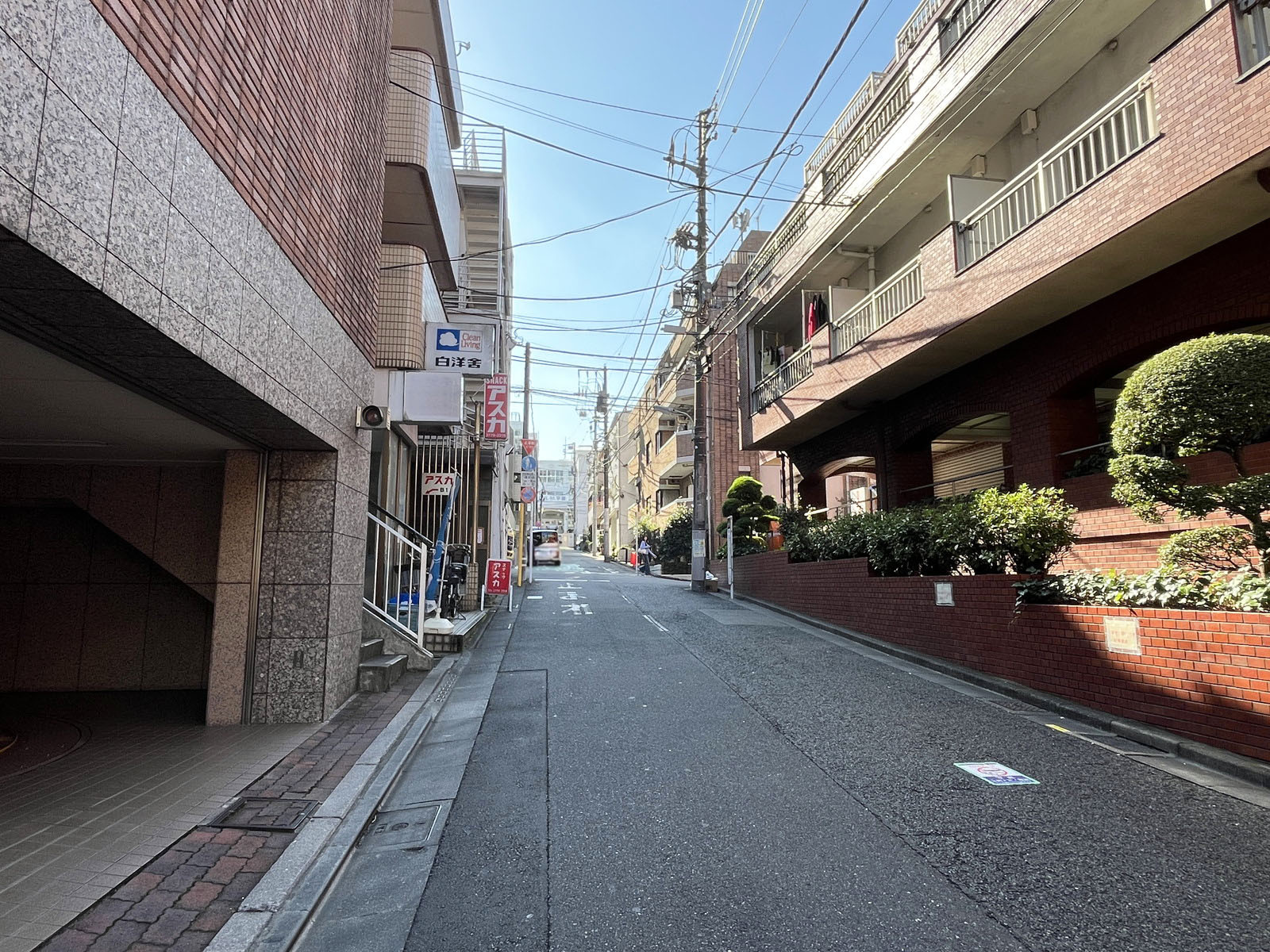 アスペンシティ前面の通り
