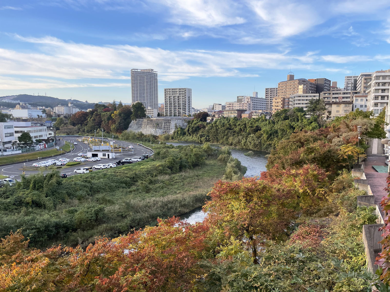 近くの広瀬川