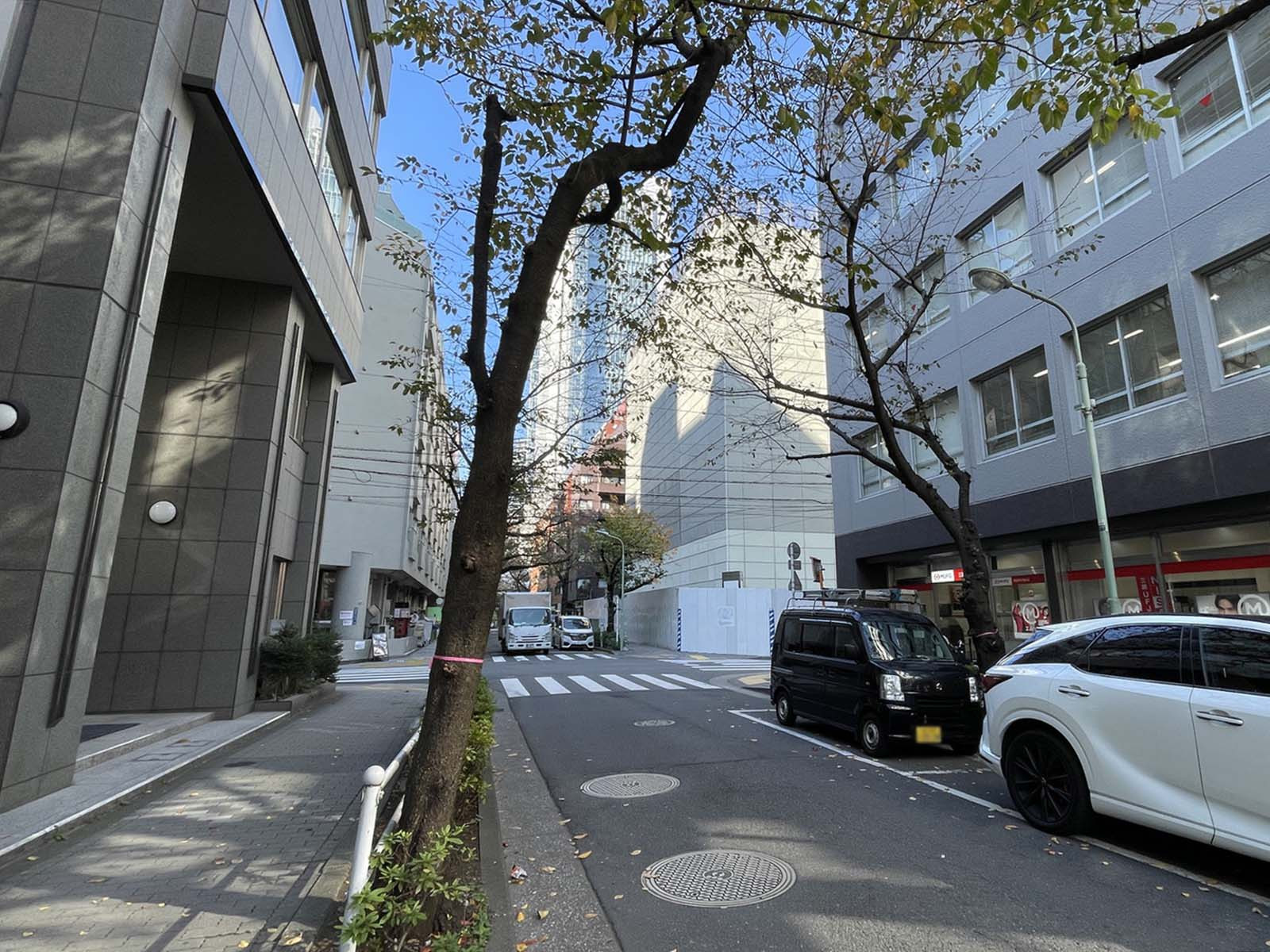 M Crest前面の通り