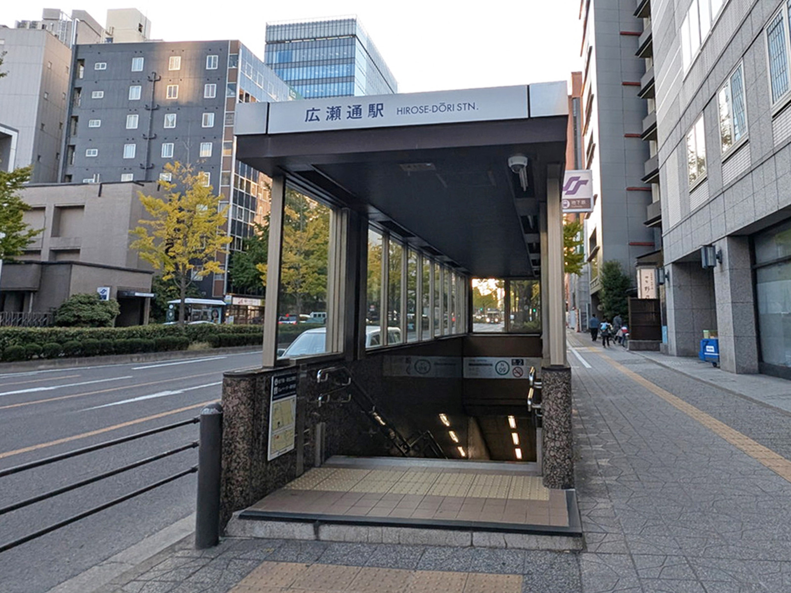 最寄りの「広瀬通駅」