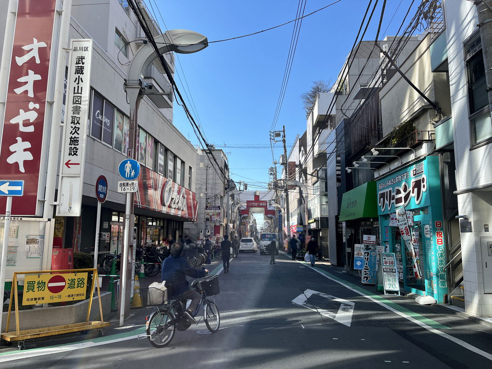 COCOSPACE武蔵小山前面のPalm一番通り
